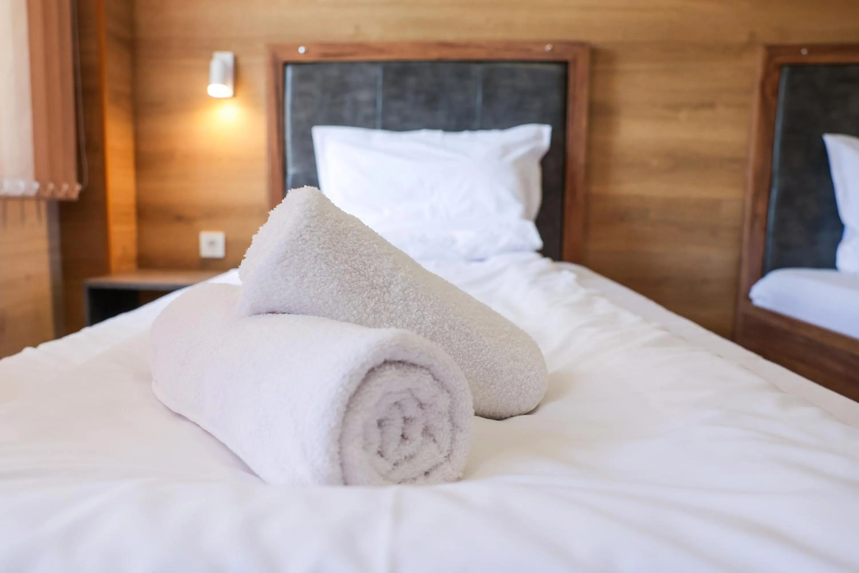 Bed in Family Hotel Gotse Delchev