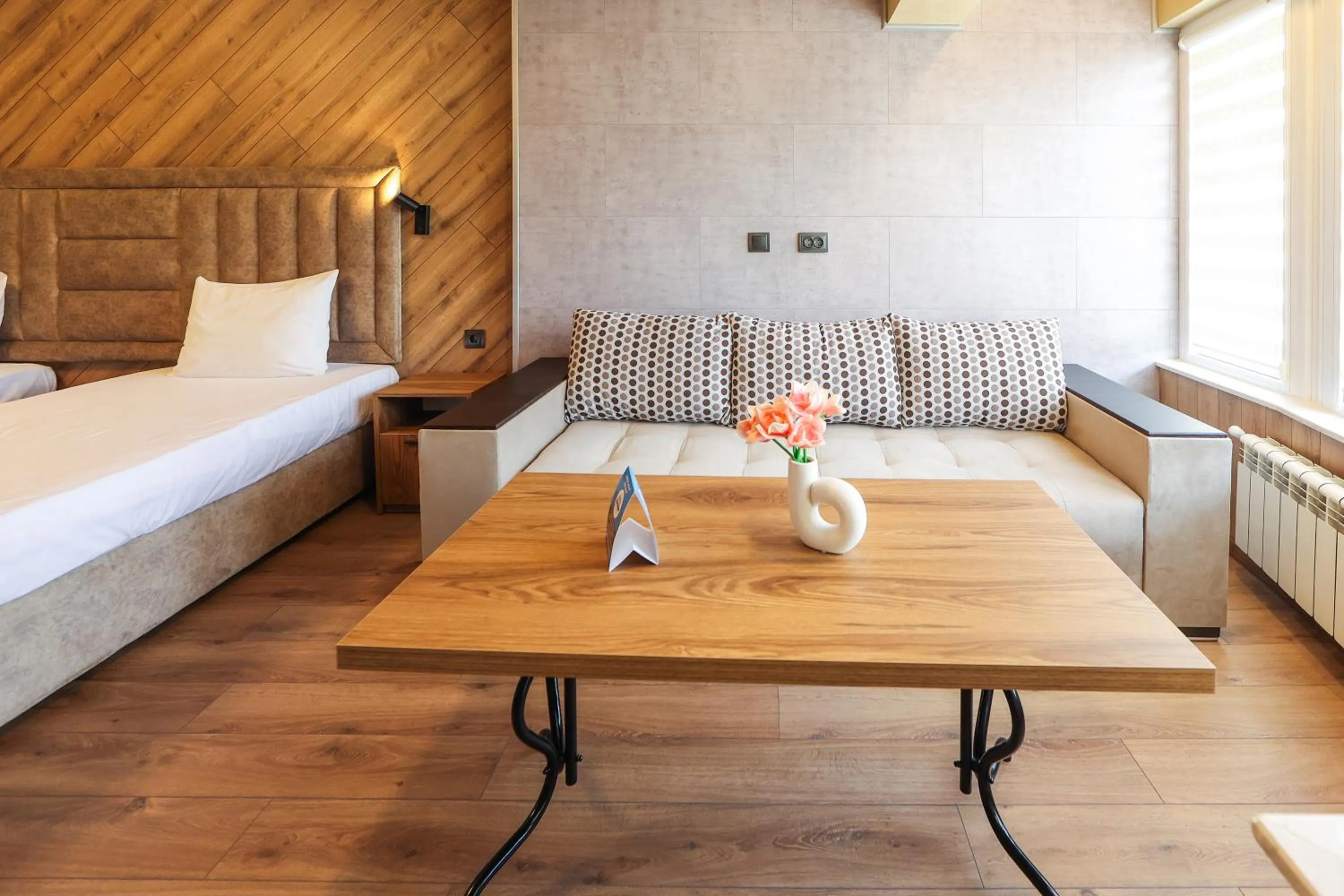 Bed in Family Hotel Gotse Delchev
