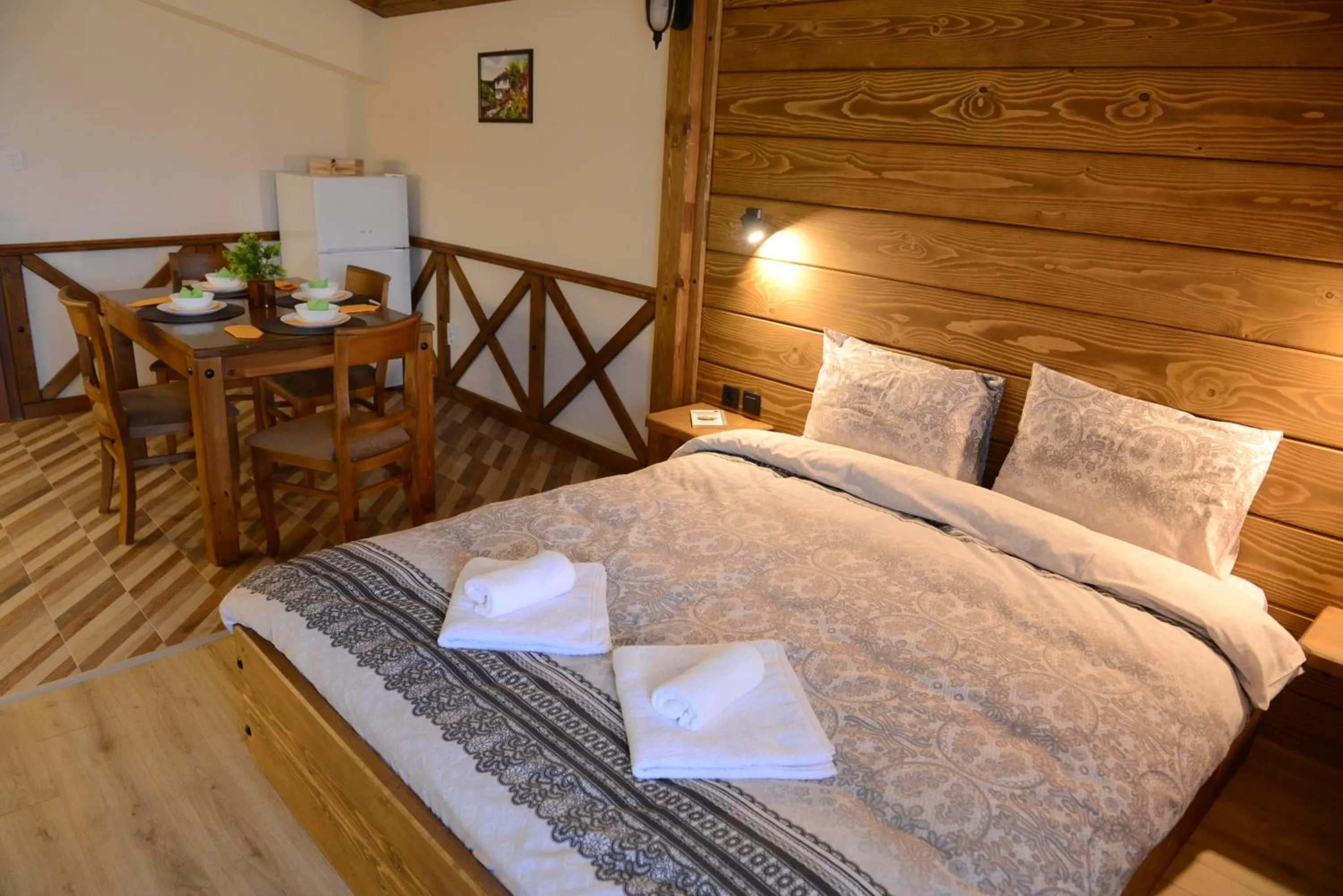 Bed in Family Hotel Gotse Delchev