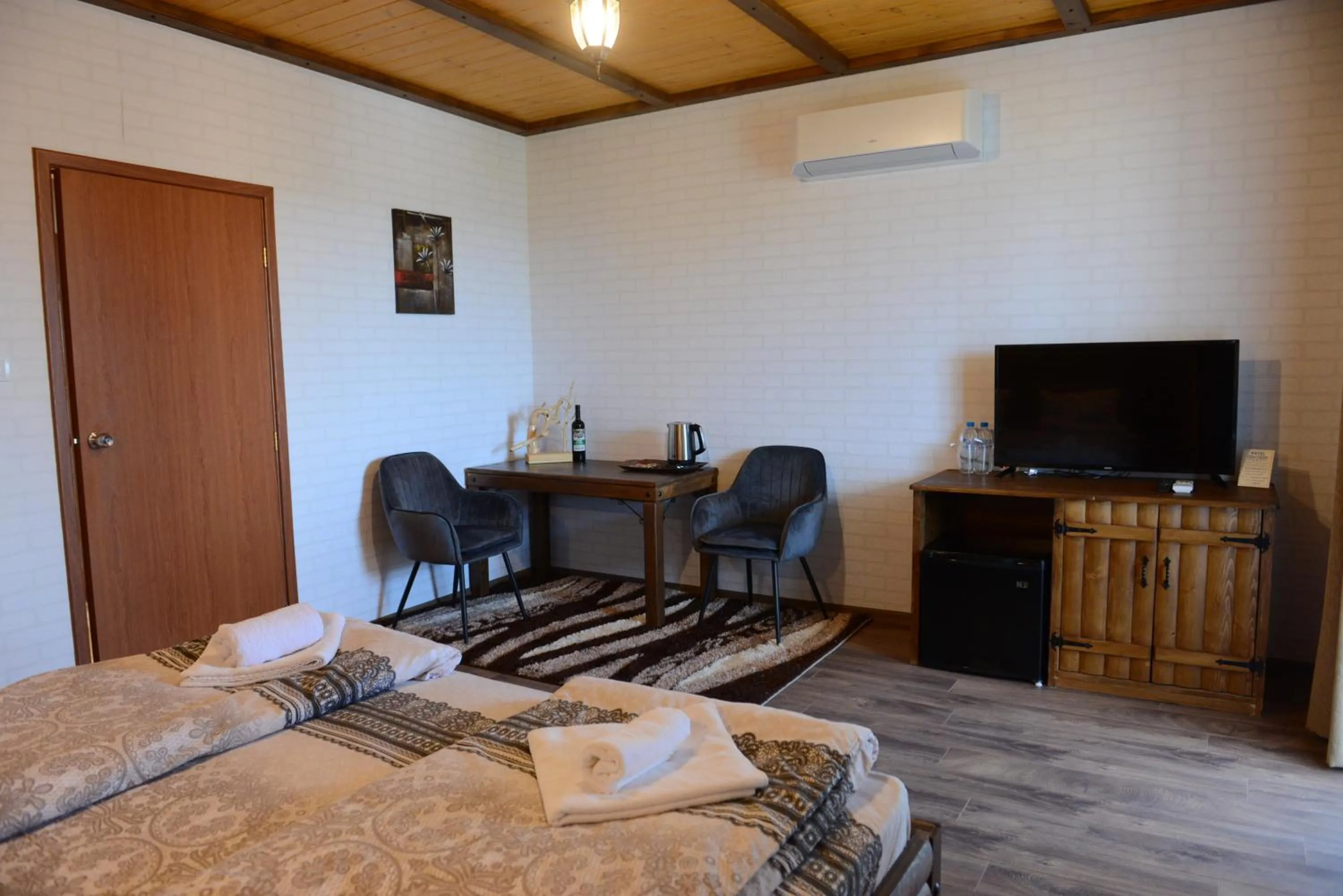 Seating area, Bed in Family Hotel Gotse Delchev