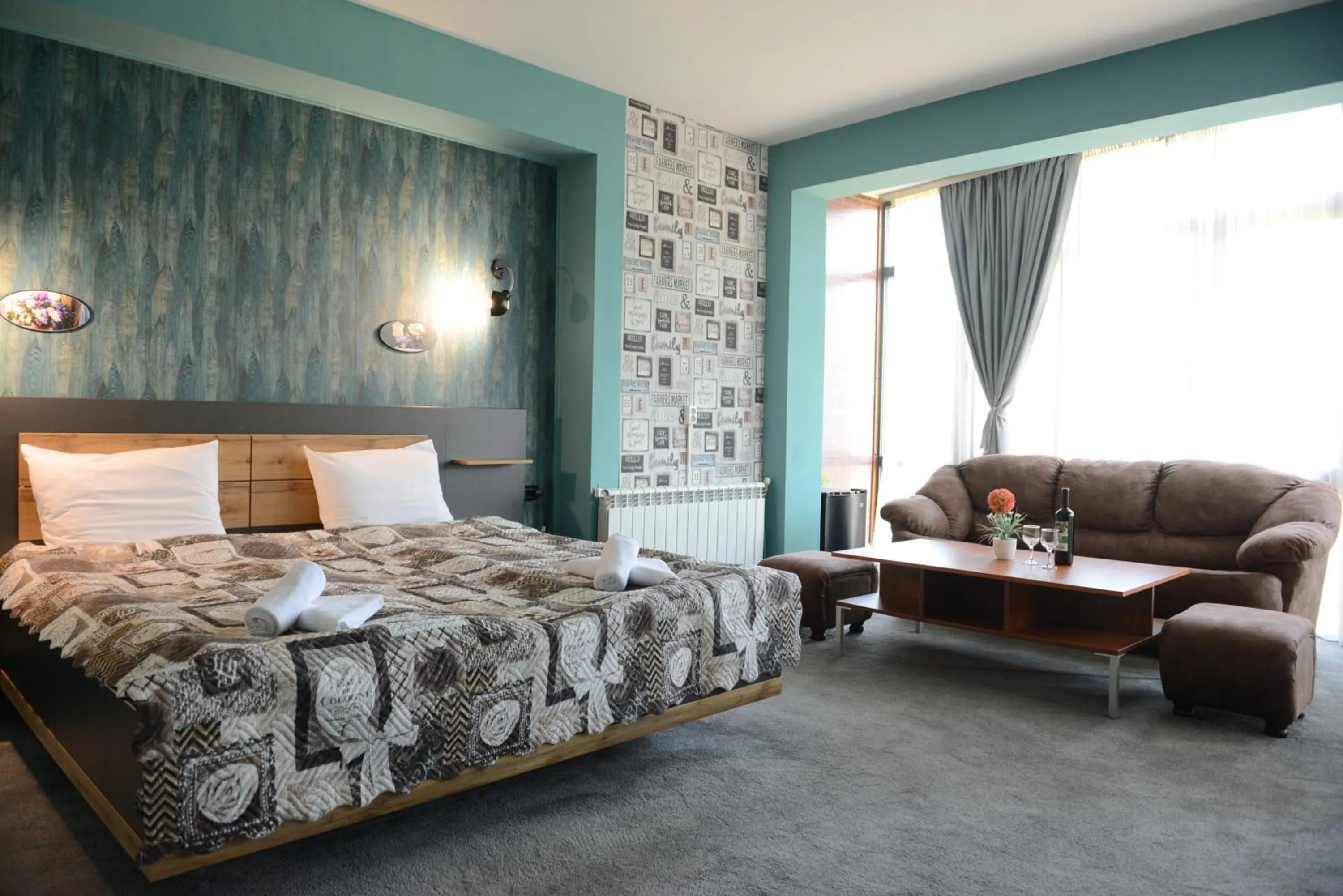 Bed in Family Hotel Gotse Delchev