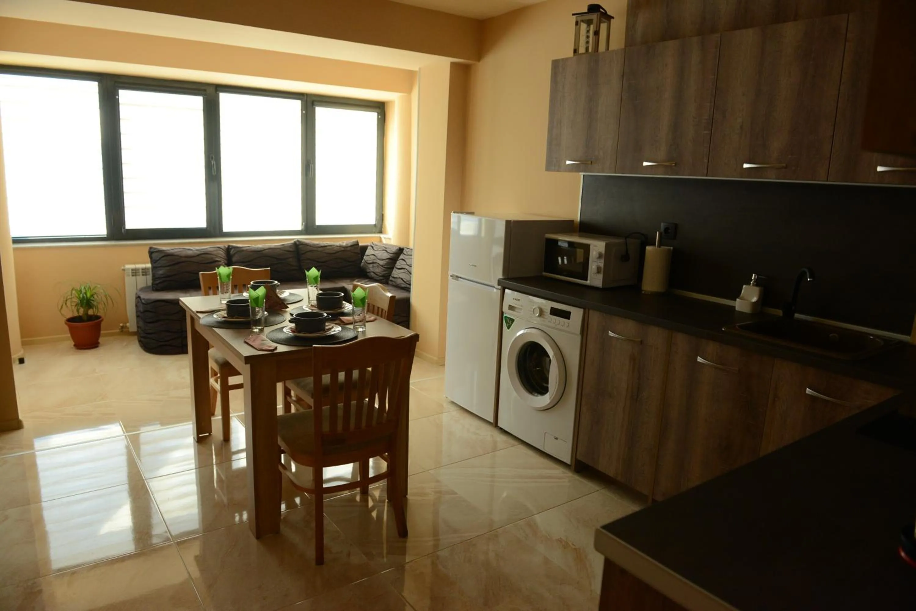Kitchen or kitchenette in Family Hotel Gotse Delchev