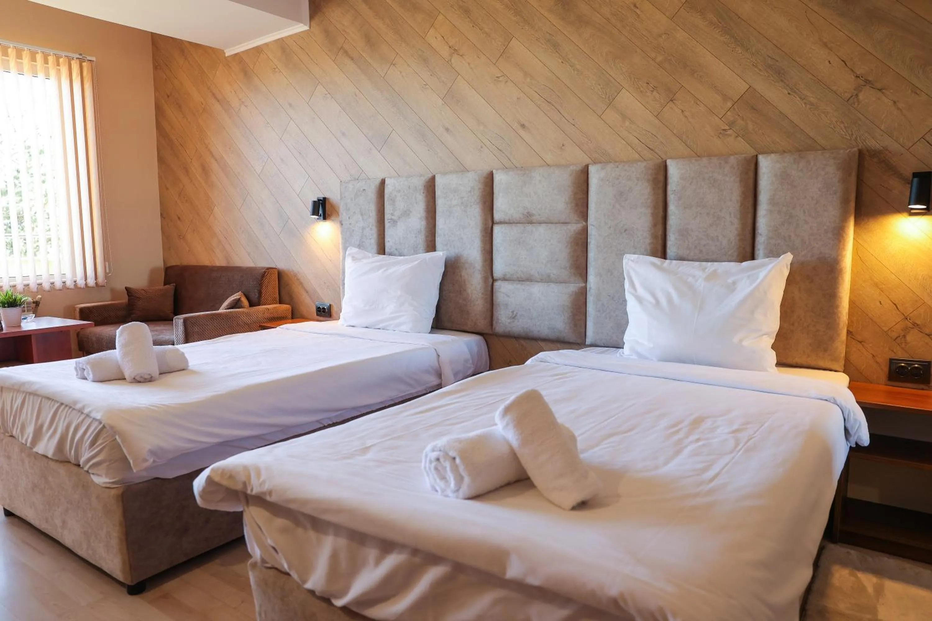 Bed in Family Hotel Gotse Delchev
