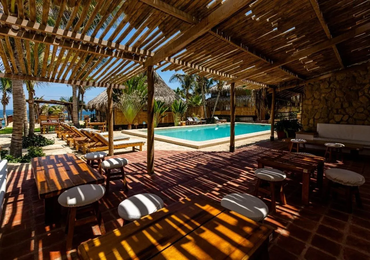 Patio in Las Cabañas de Antica