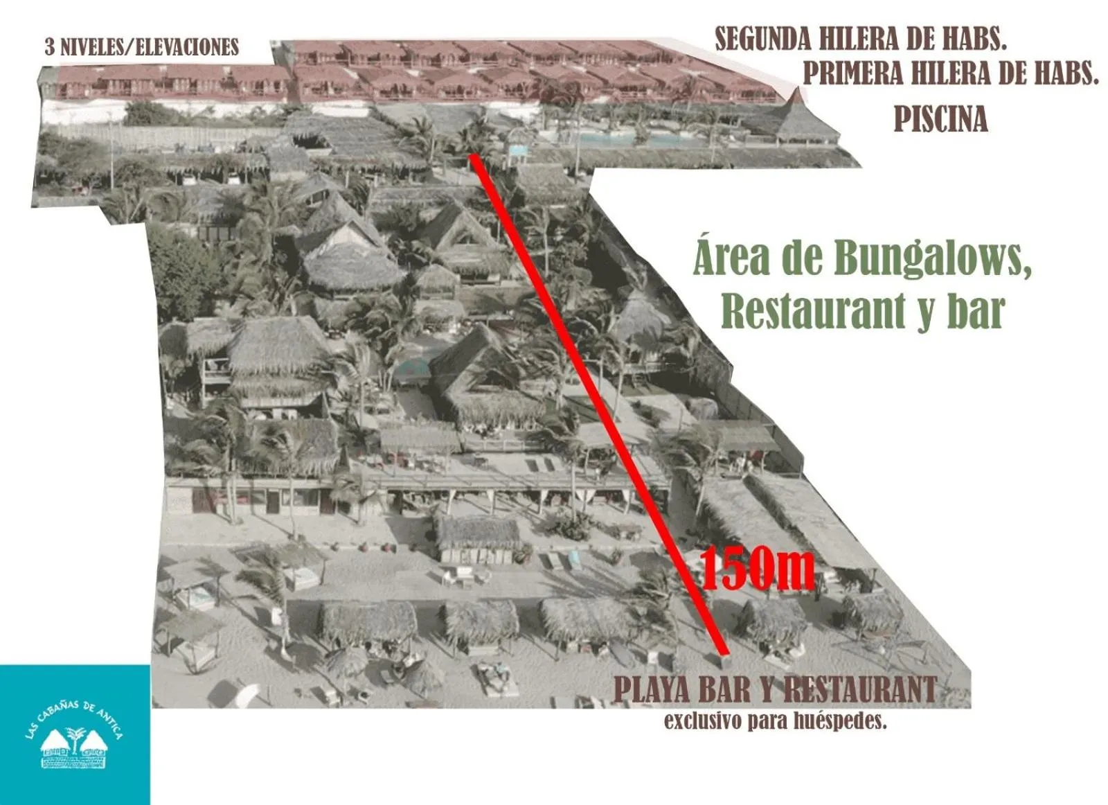 Queen Room in Las Cabañas de Antica