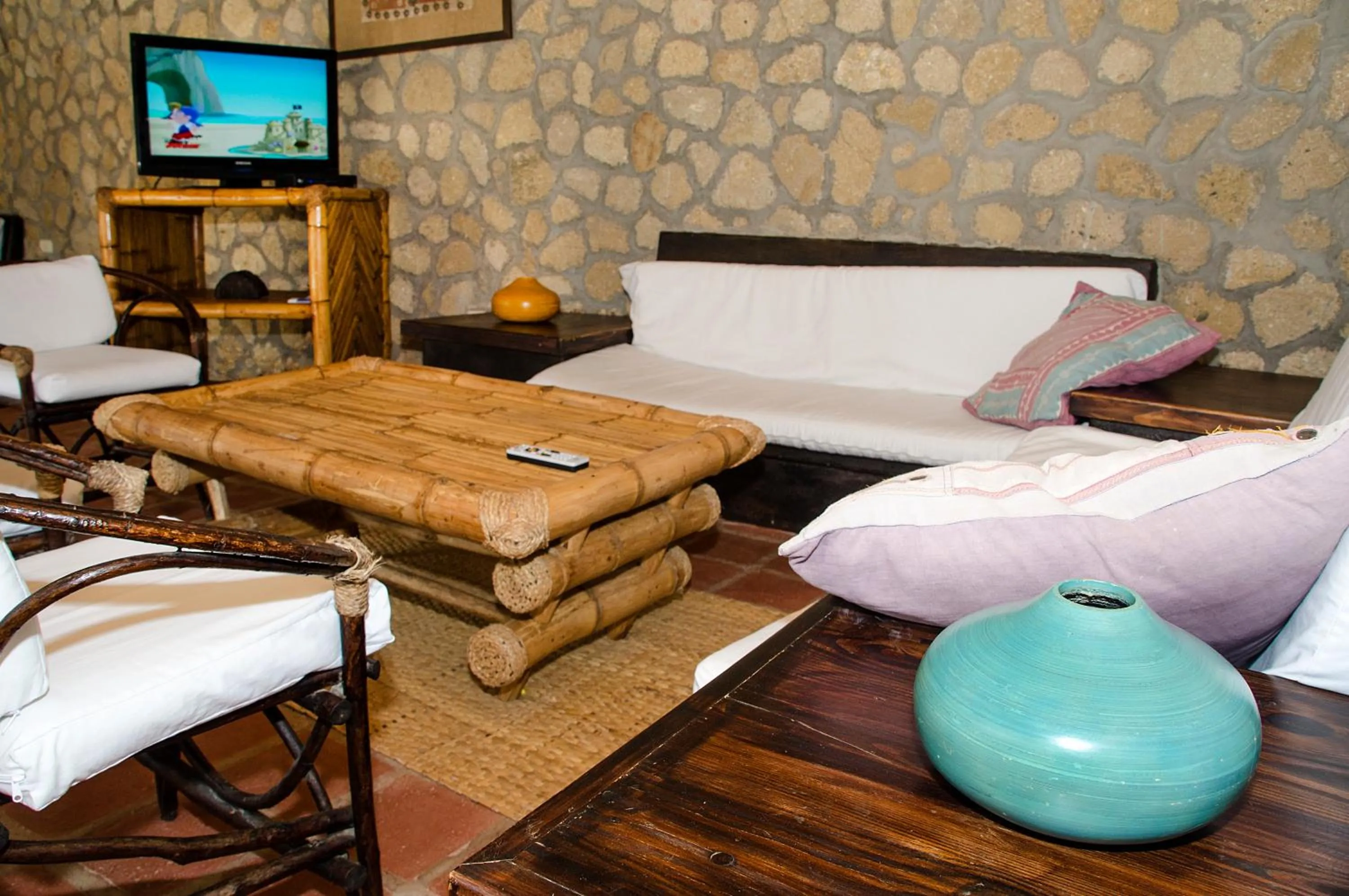Living room in Las Cabañas de Antica