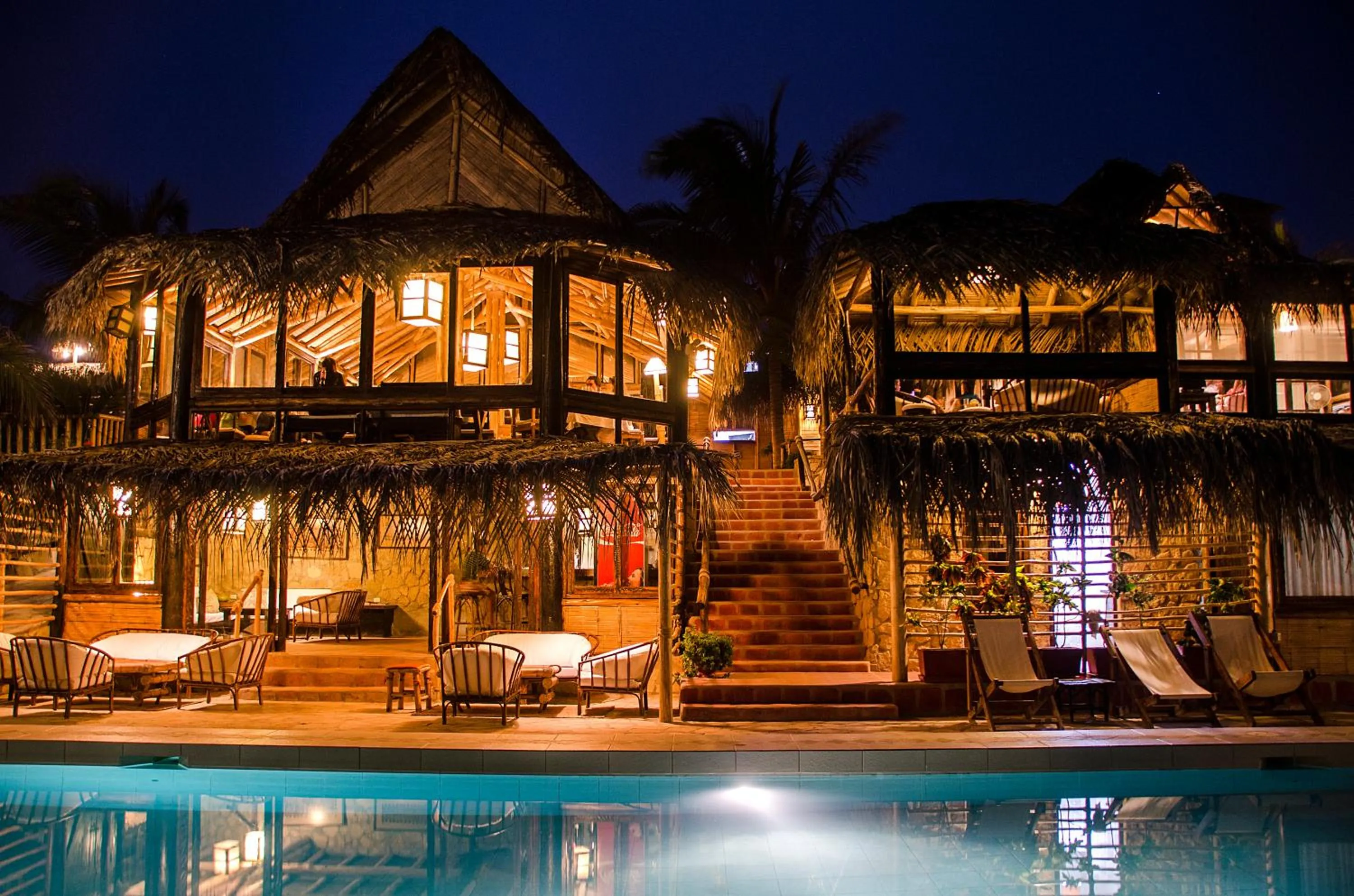 Facade/entrance in Las Cabañas de Antica