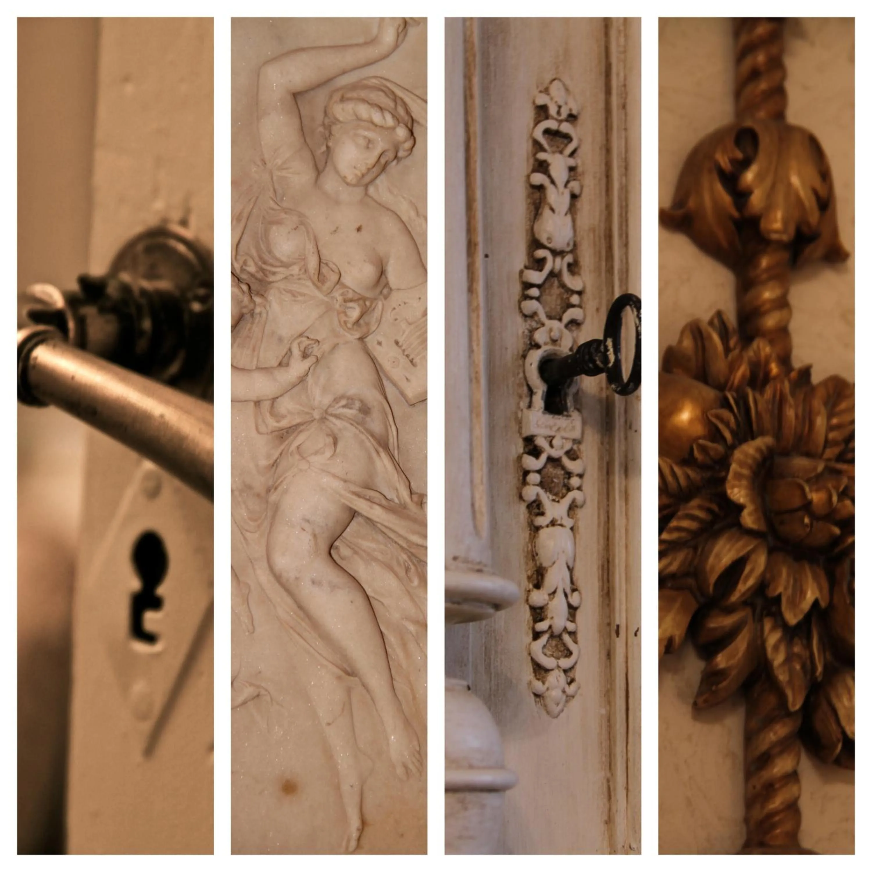 Decorative detail in Sainte-Hélène Chambres d'Hôtes & Appartement