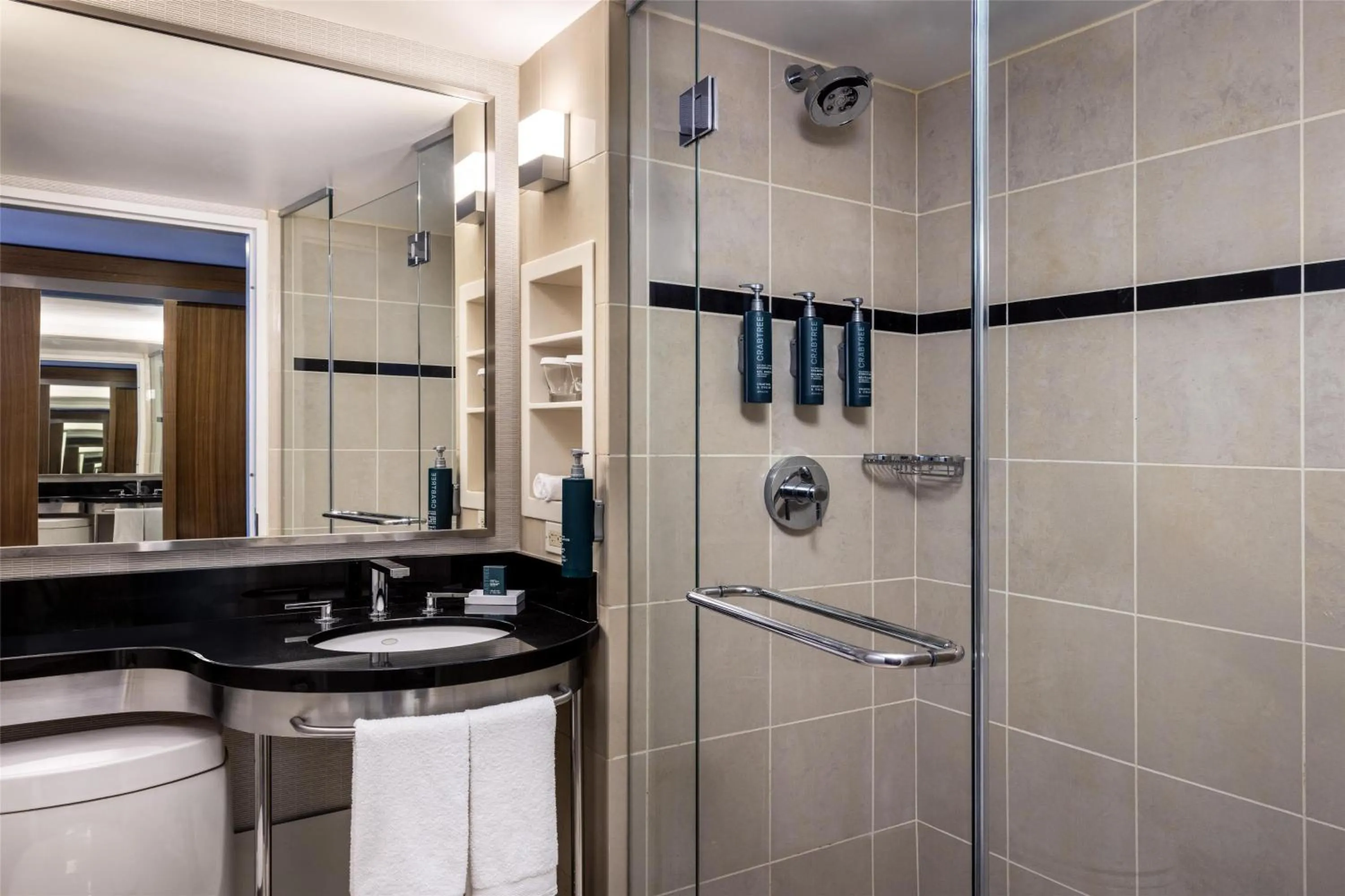 Bathroom in New York Hilton Midtown