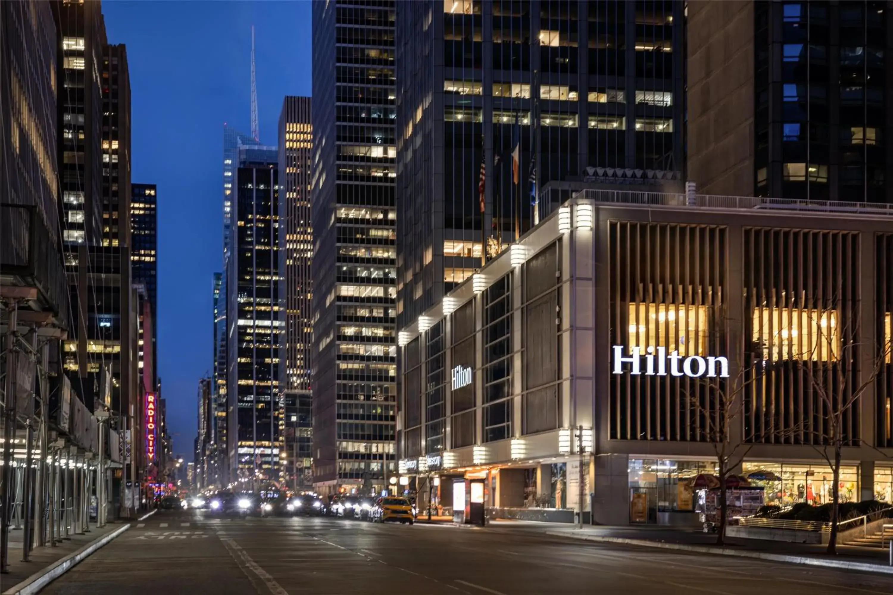 Property building in New York Hilton Midtown Property building in New York Hilton Midtown