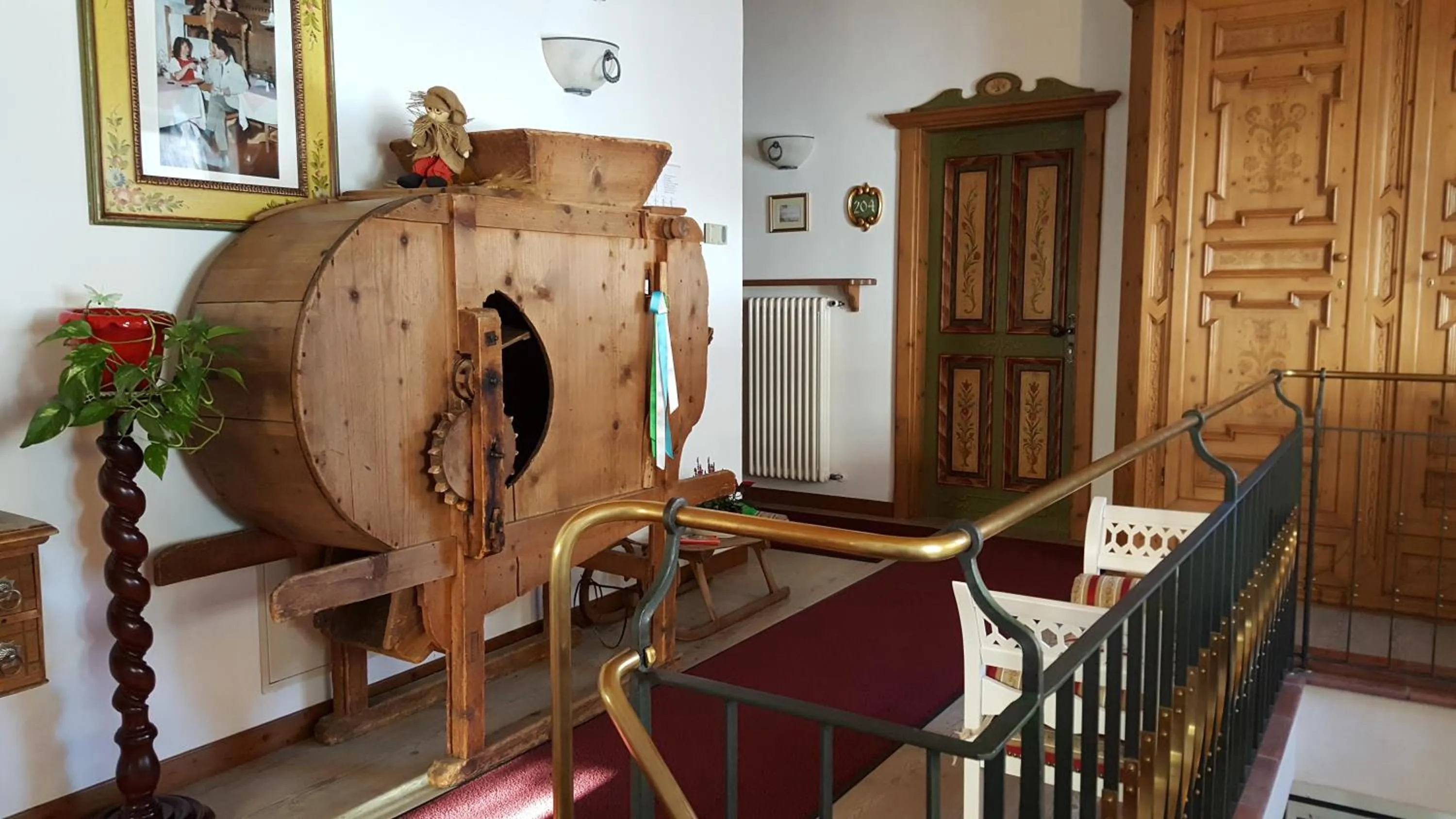 Decorative detail in Garnì Stella Alpina