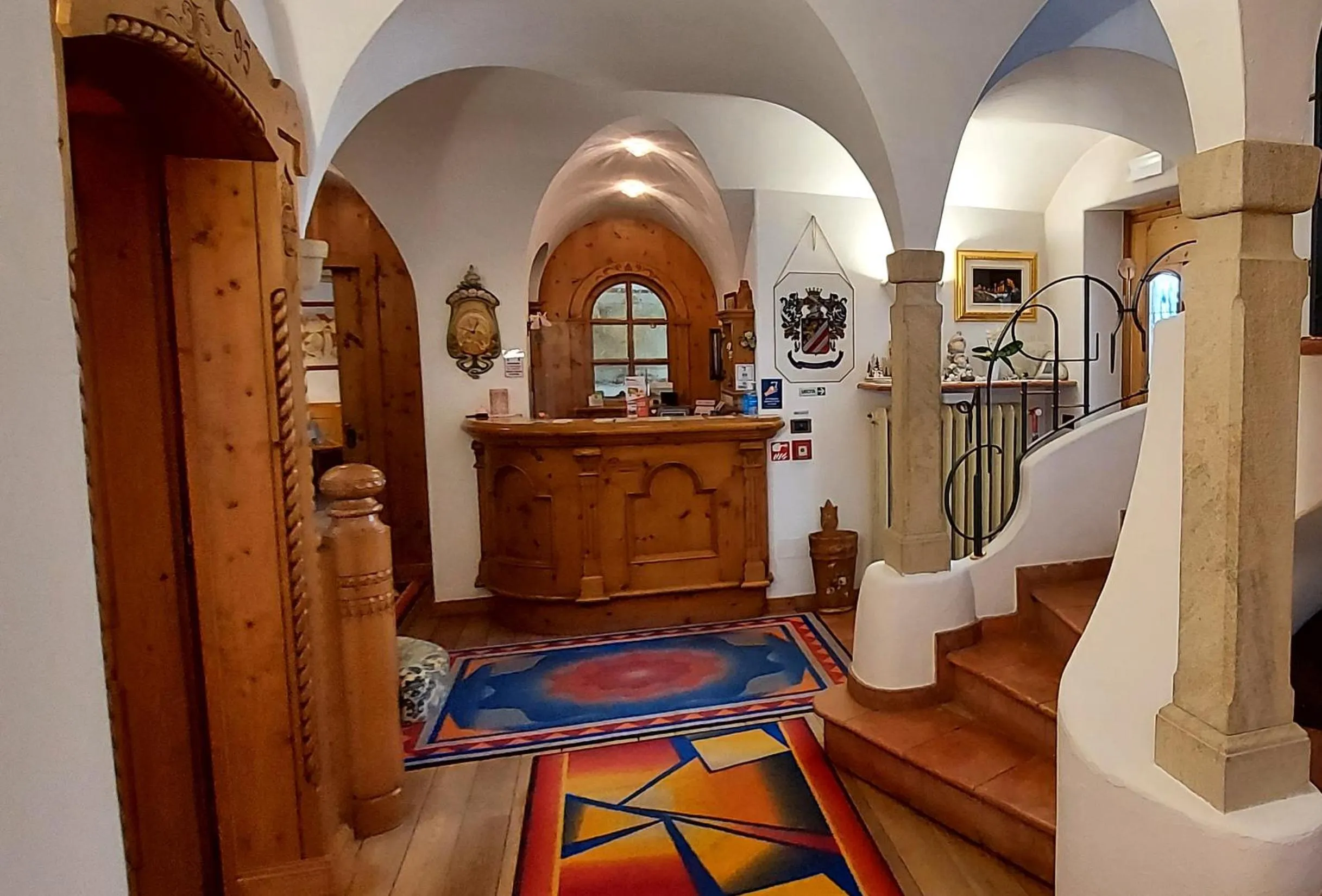 Lobby or reception in Garnì Stella Alpina