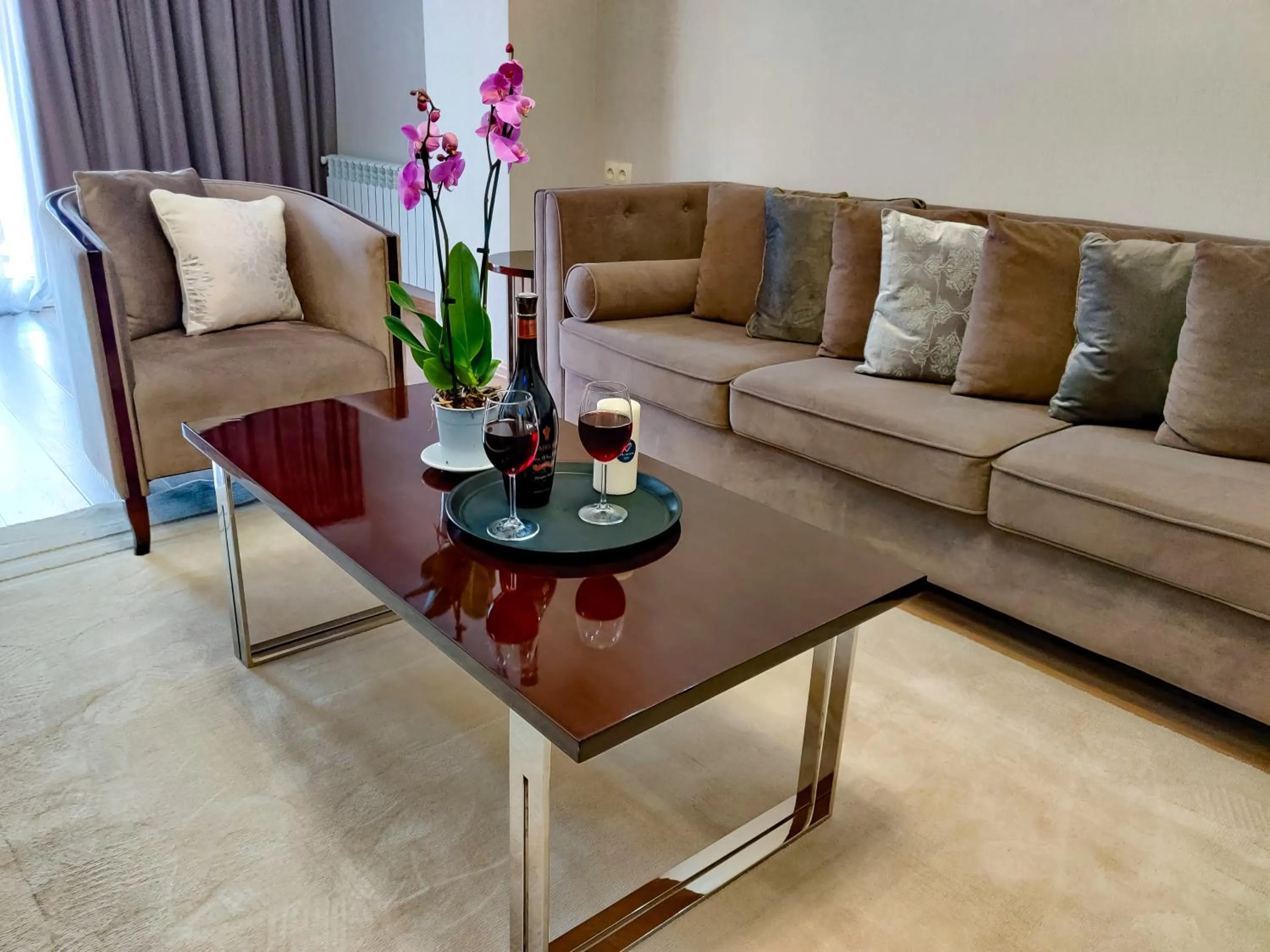 Living room in Crystal Hotel & SPA