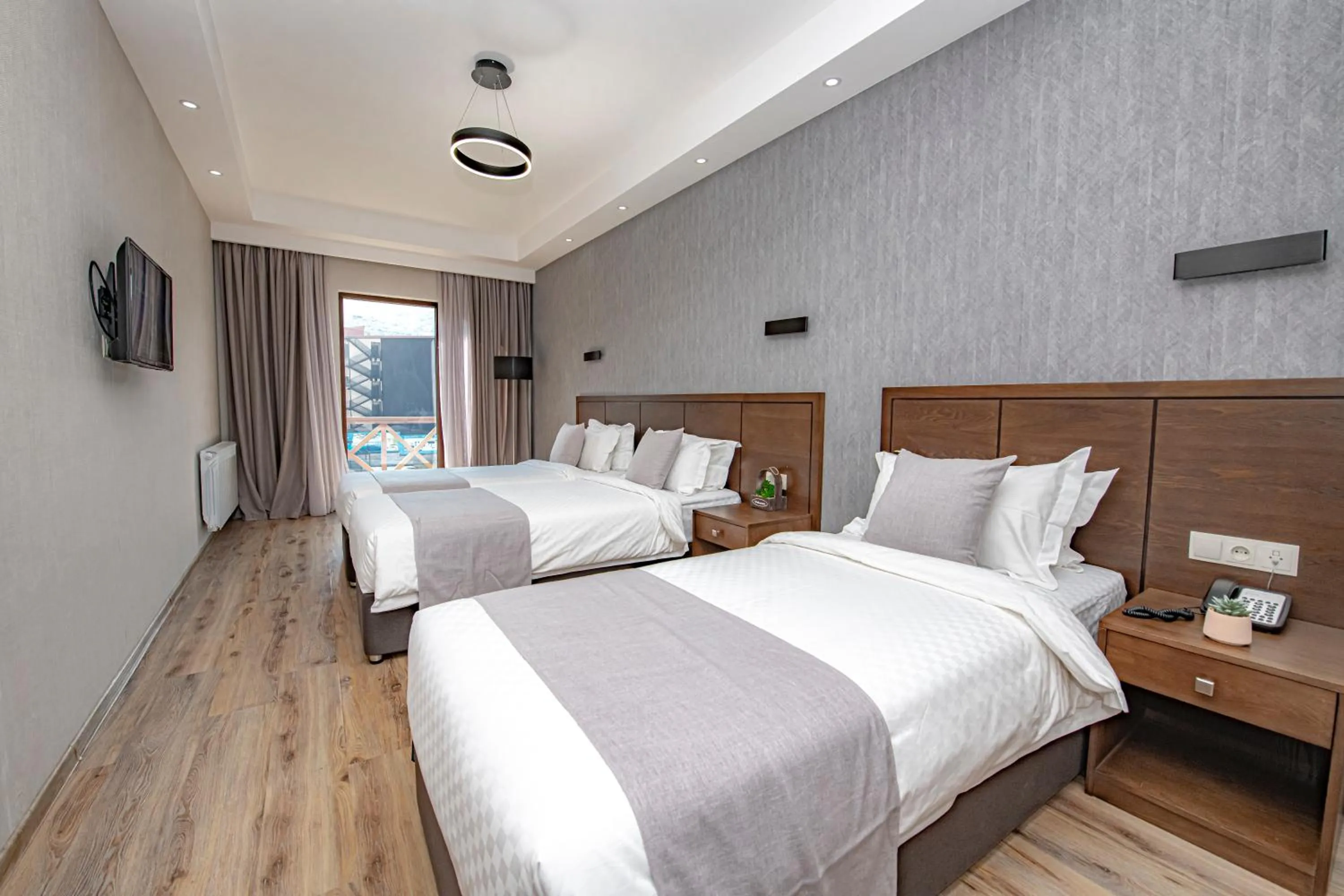 Bedroom, Bed in Crystal Hotel & SPA