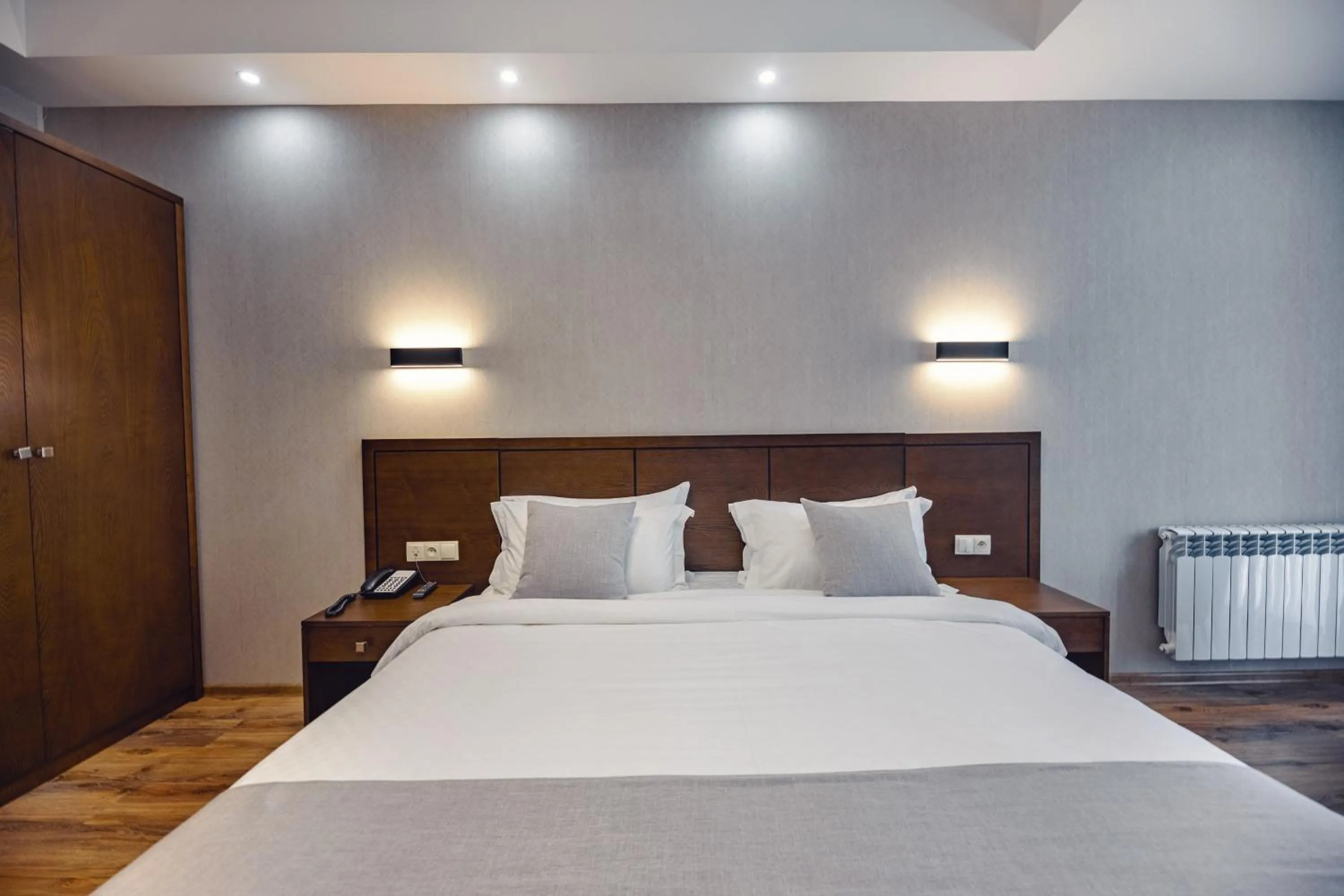 Bed in Crystal Hotel & SPA