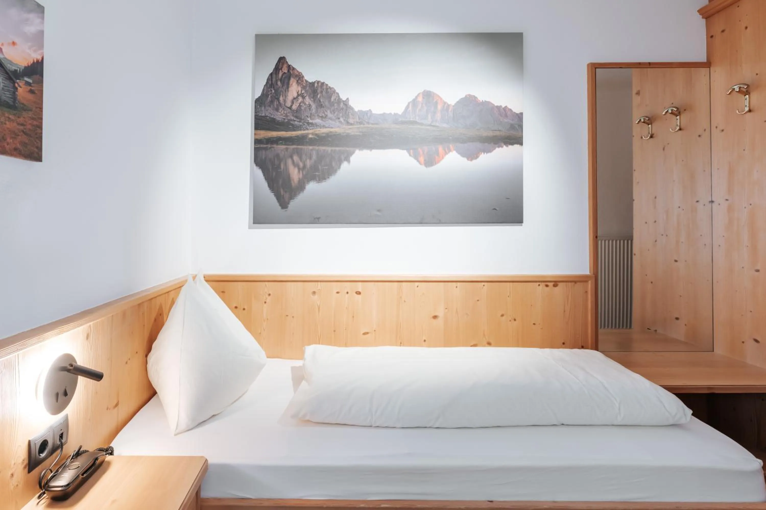 Bed in Hotel Tannenhof