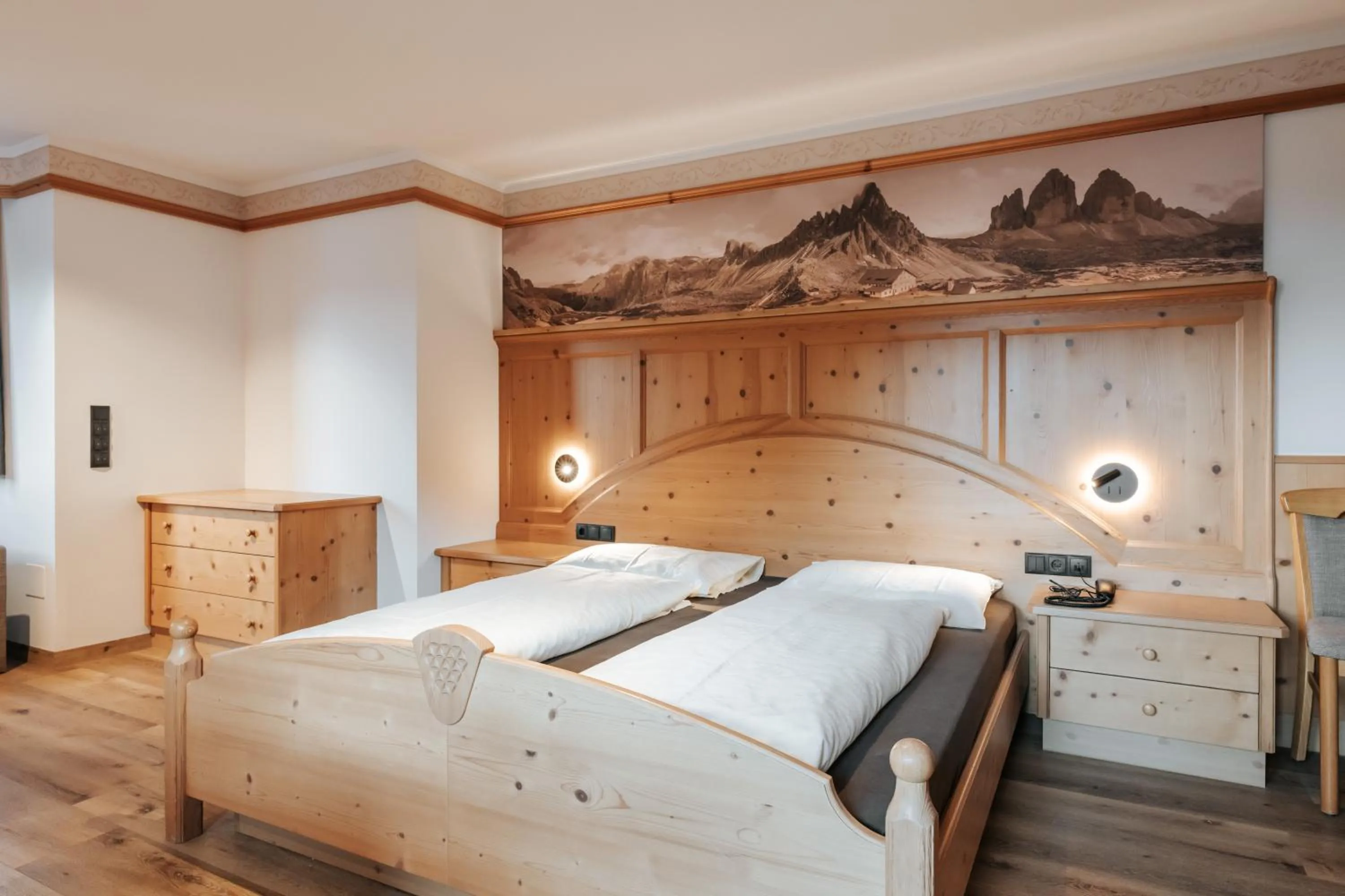 Bed in Hotel Tannenhof