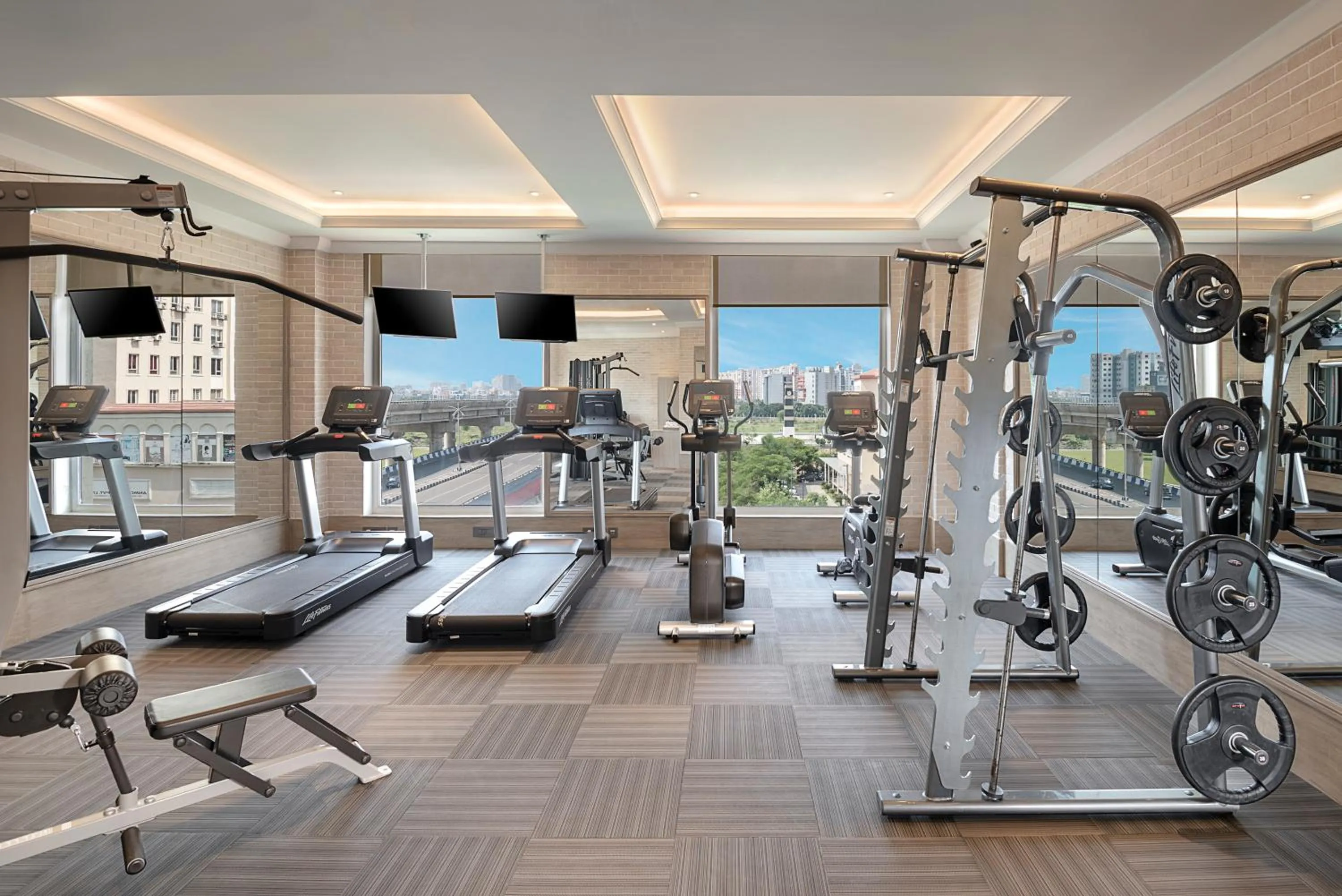 Fitness centre/facilities in Lemon Tree Premier, New Town, Kolkata