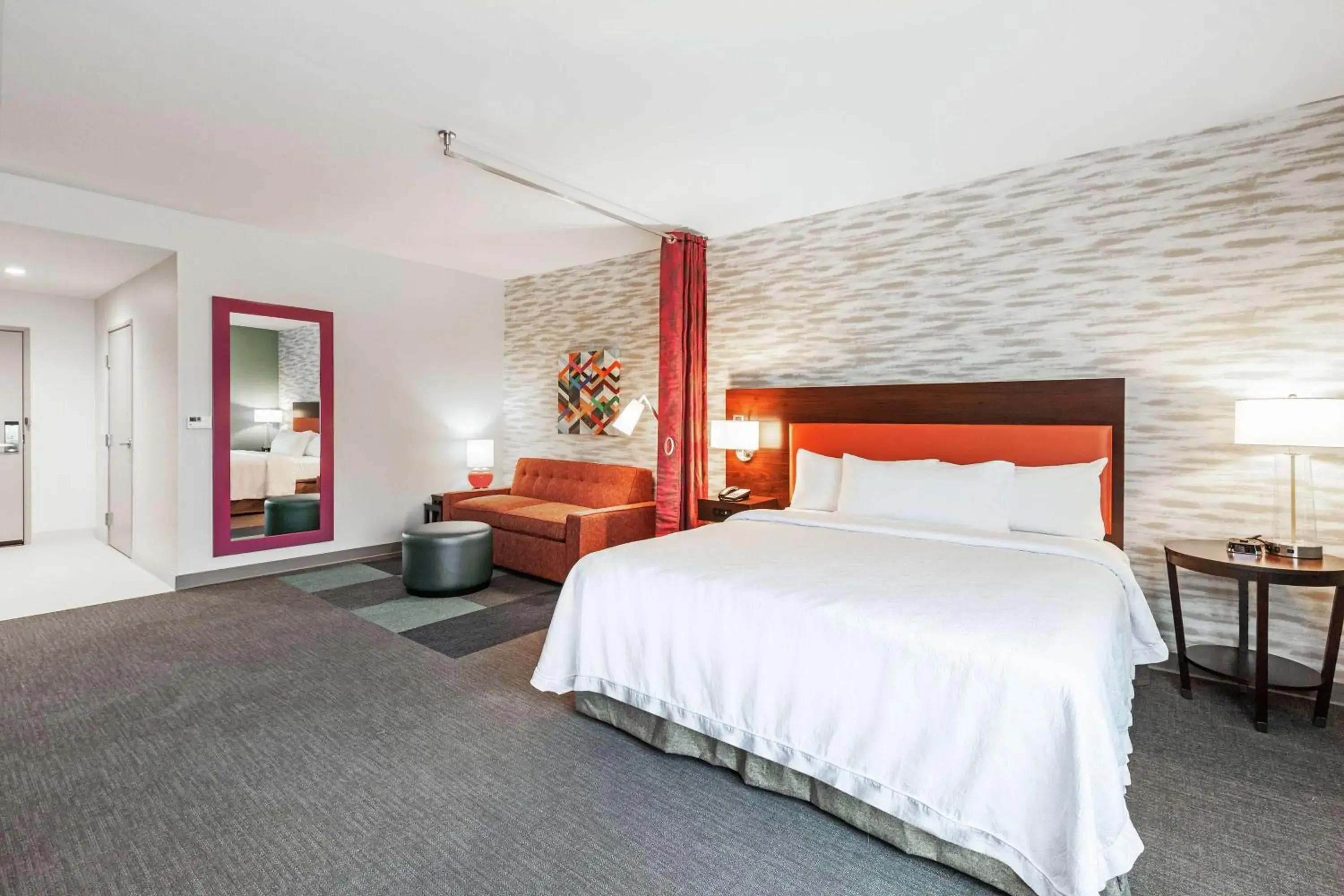 Living room, Bed in Home2 Suites By Hilton Abilene, TX Living room, Bed in Home2 Suites By Hilton Abilene, TX