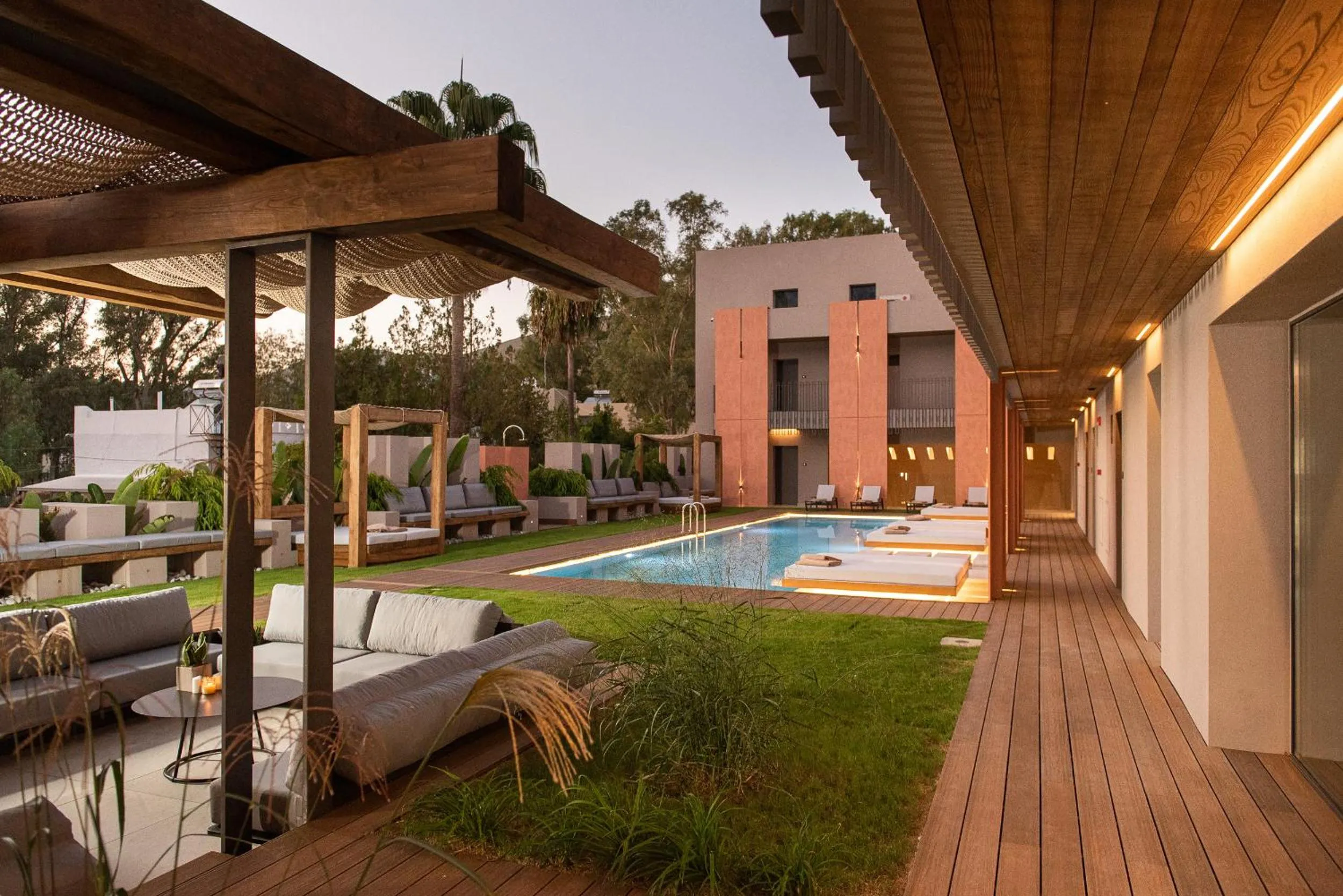 Patio in Pilot Amphora Boutique Hotel "Adults Only"