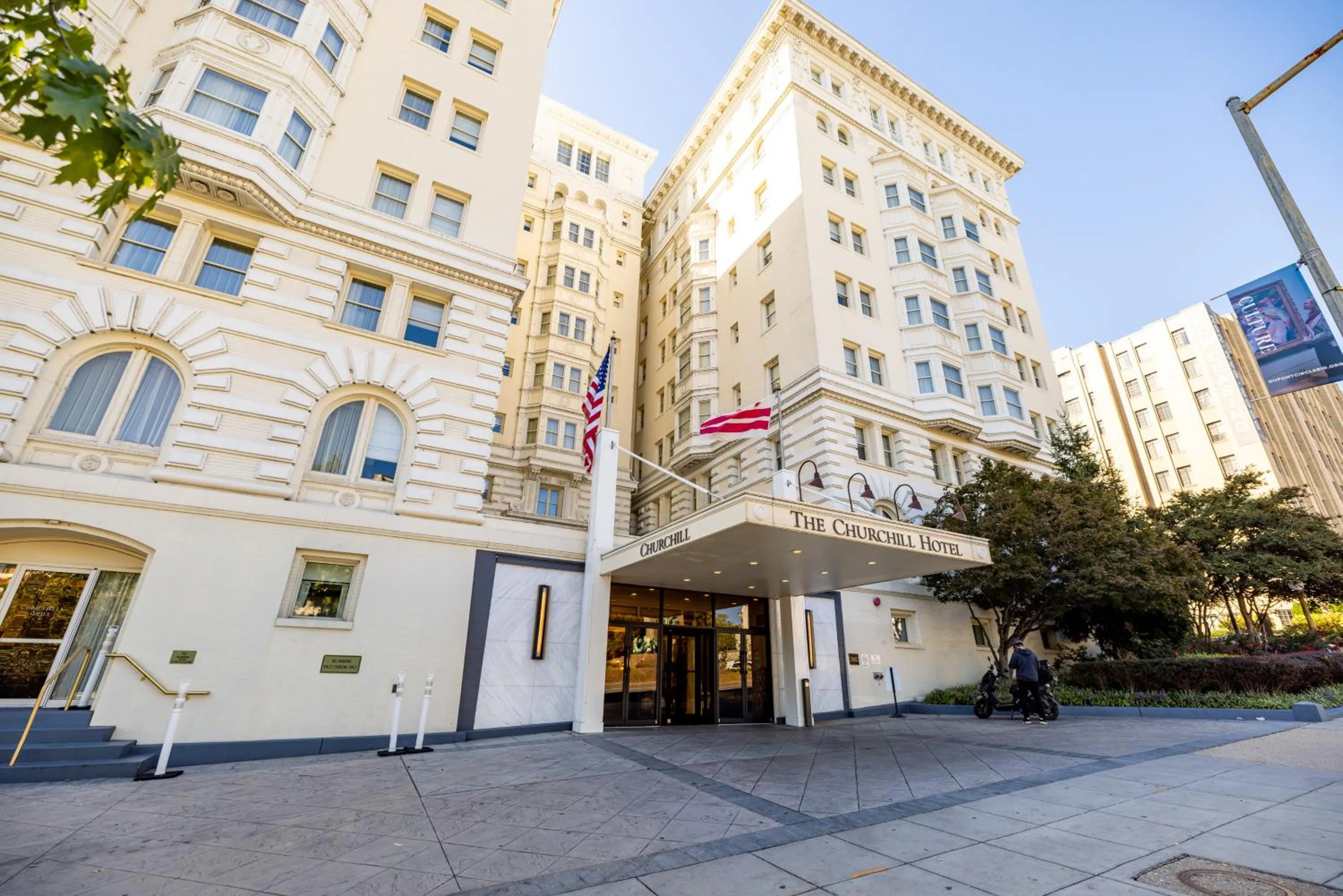 Property building in The Churchill Hotel Near Embassy Row