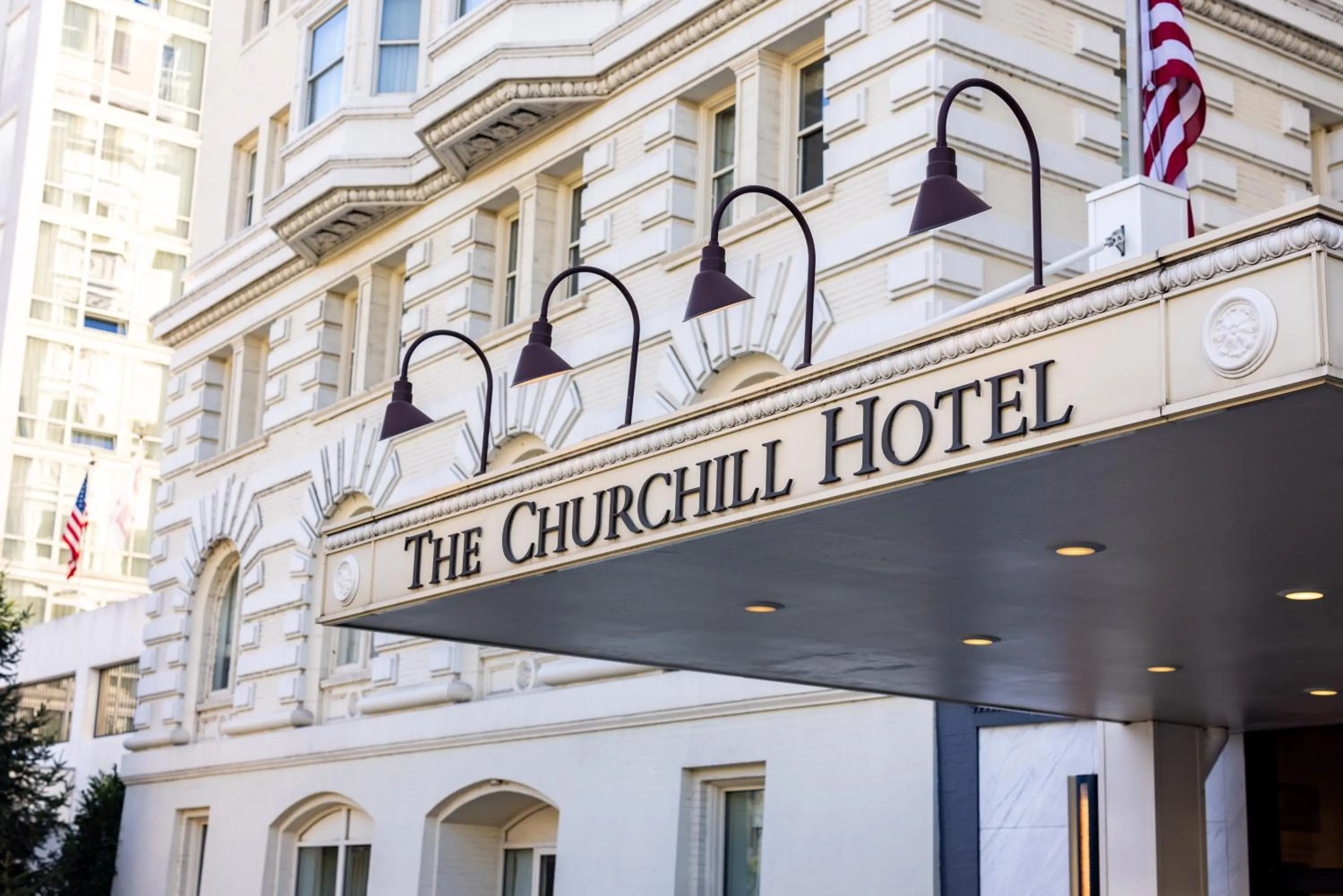 Property building in The Churchill Hotel Near Embassy Row