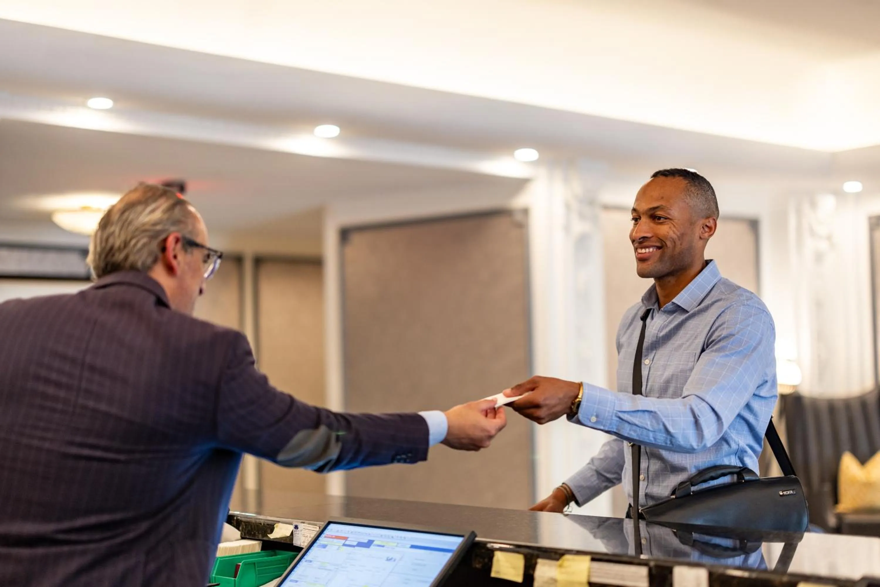 Lobby or reception in The Churchill Hotel Near Embassy Row