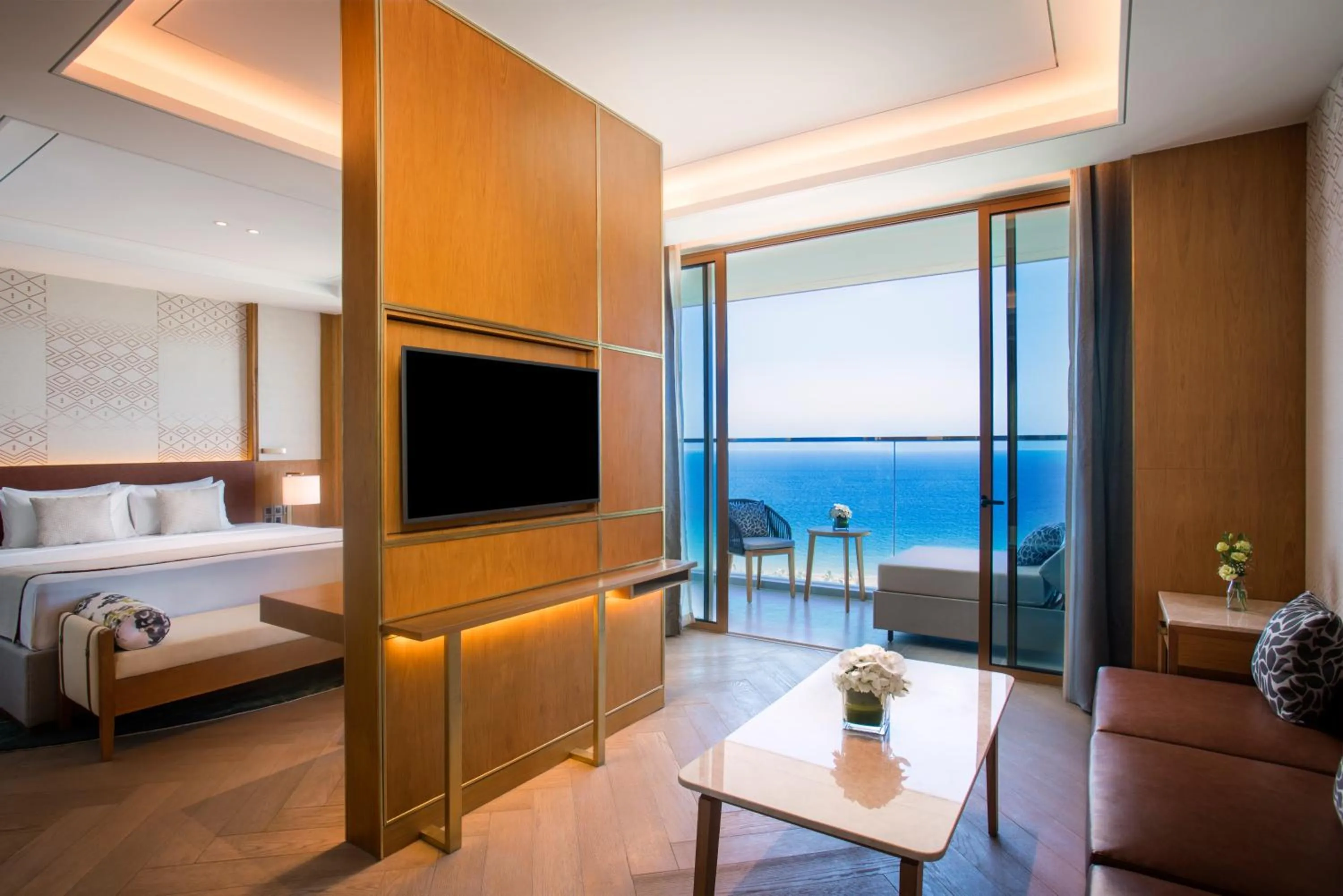 Living room, Bed in Mövenpick Resort Cam Ranh