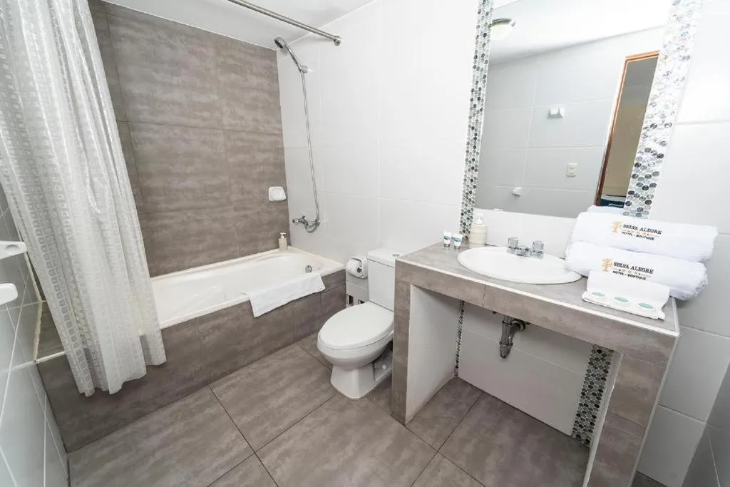 Shower in Hotel Boutique Selva Alegre