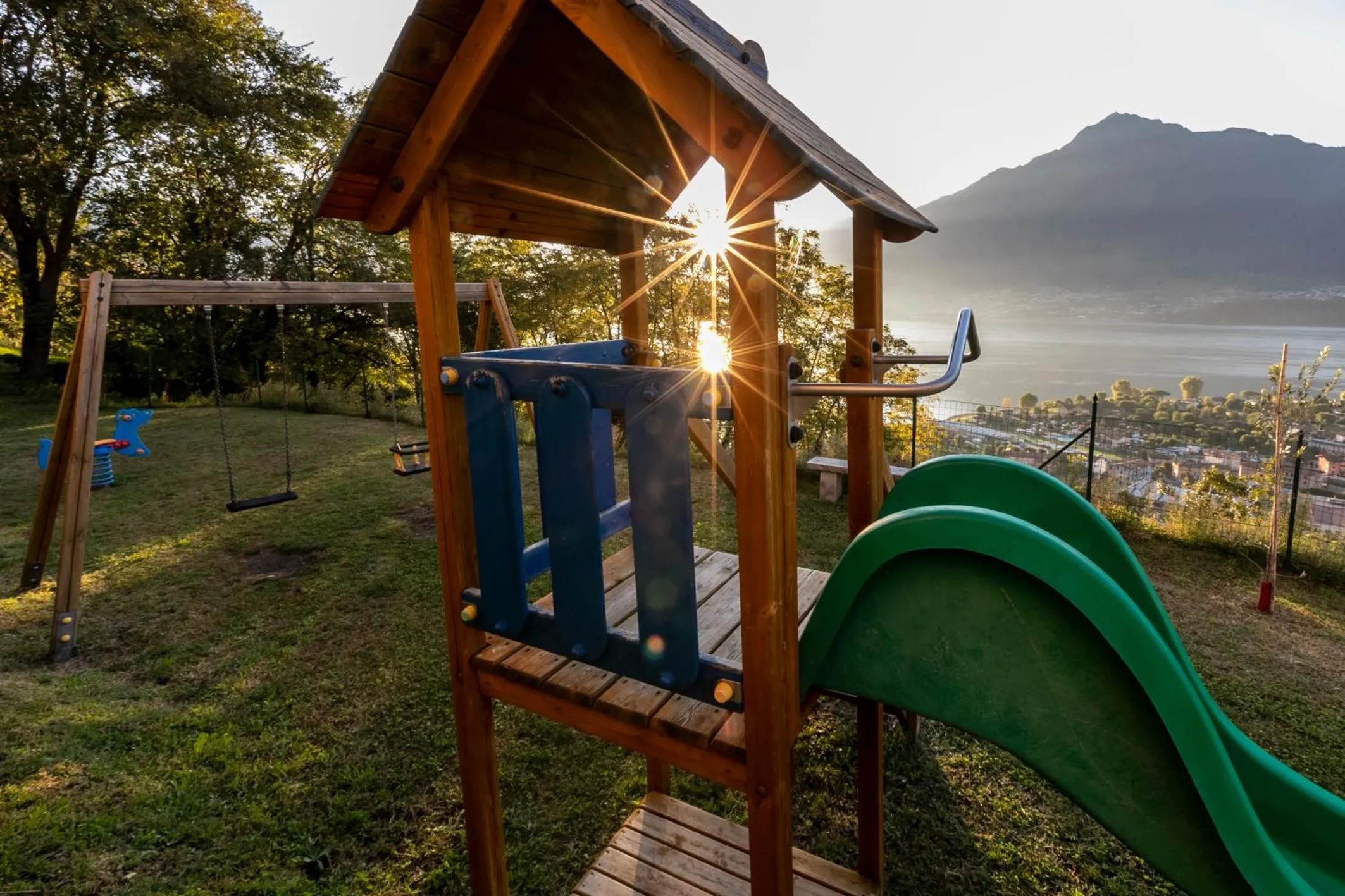 Children play ground in La Collinetta Apartments