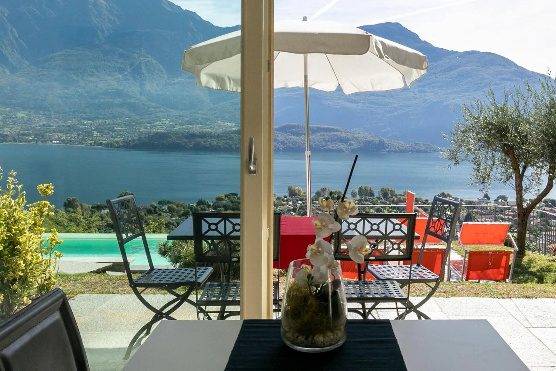 Patio in La Collinetta Apartments