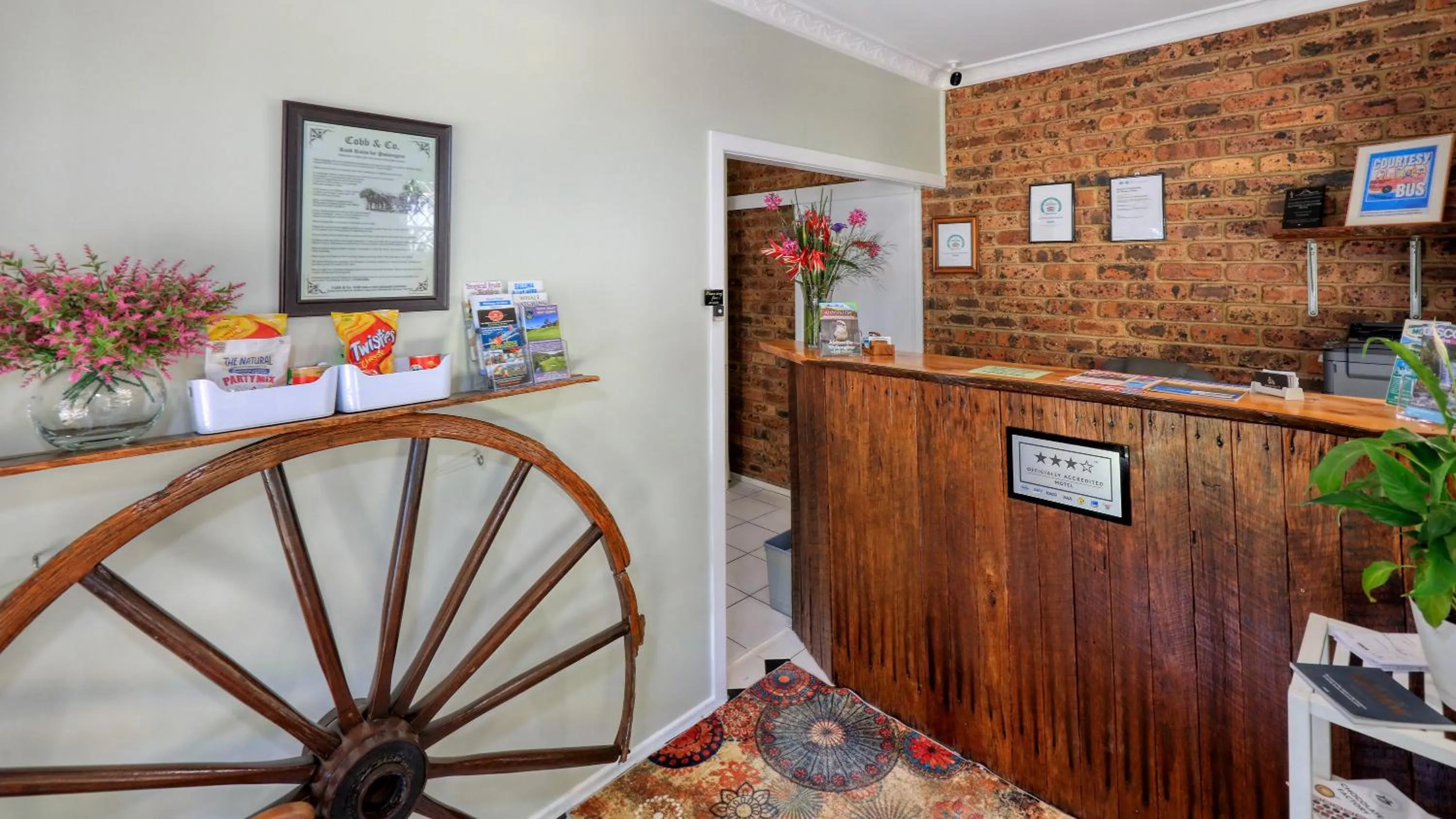 Lobby or reception in Alstonville Settlers Motel