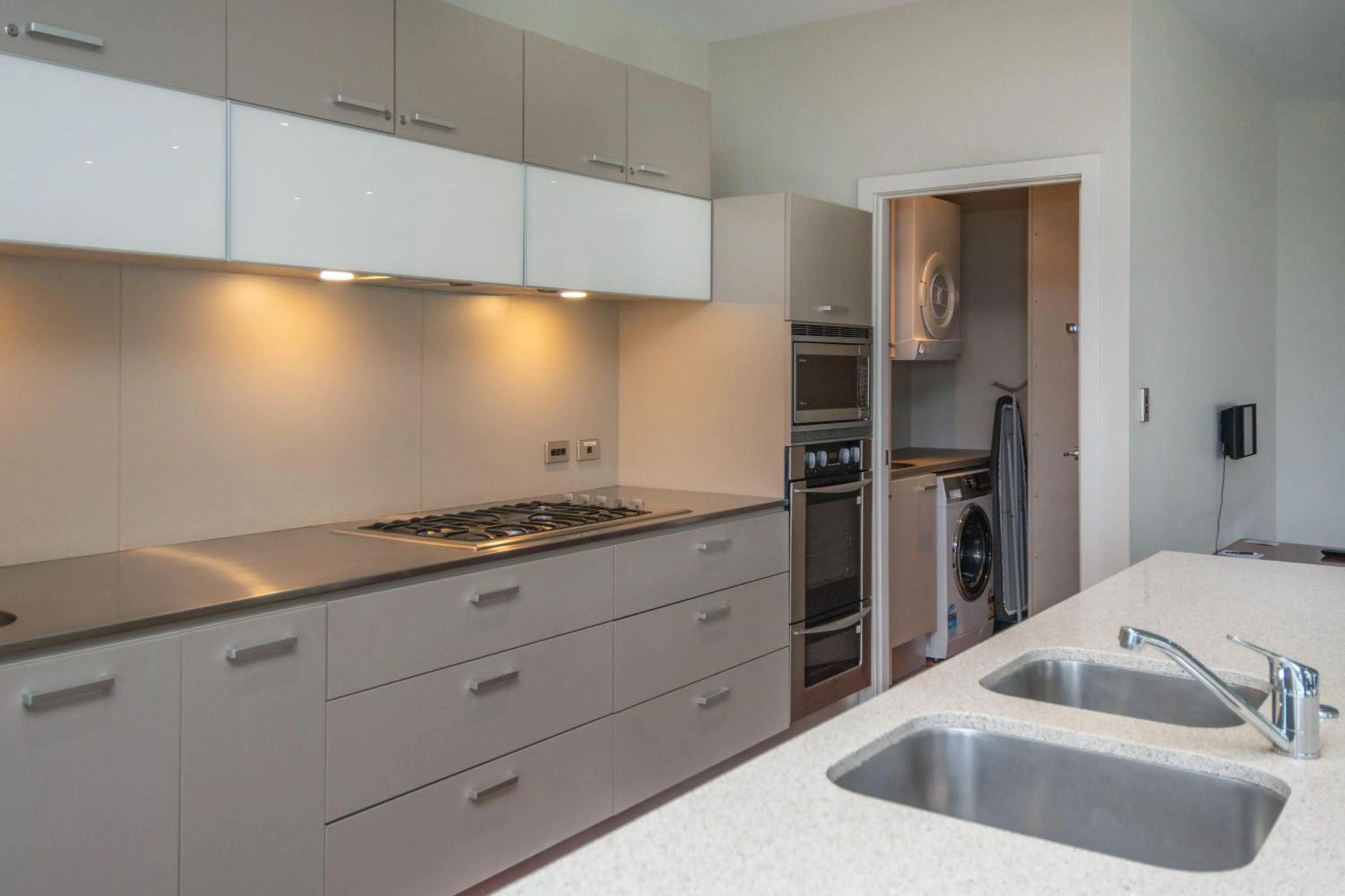 kitchen in Portside Hotel Gisborne