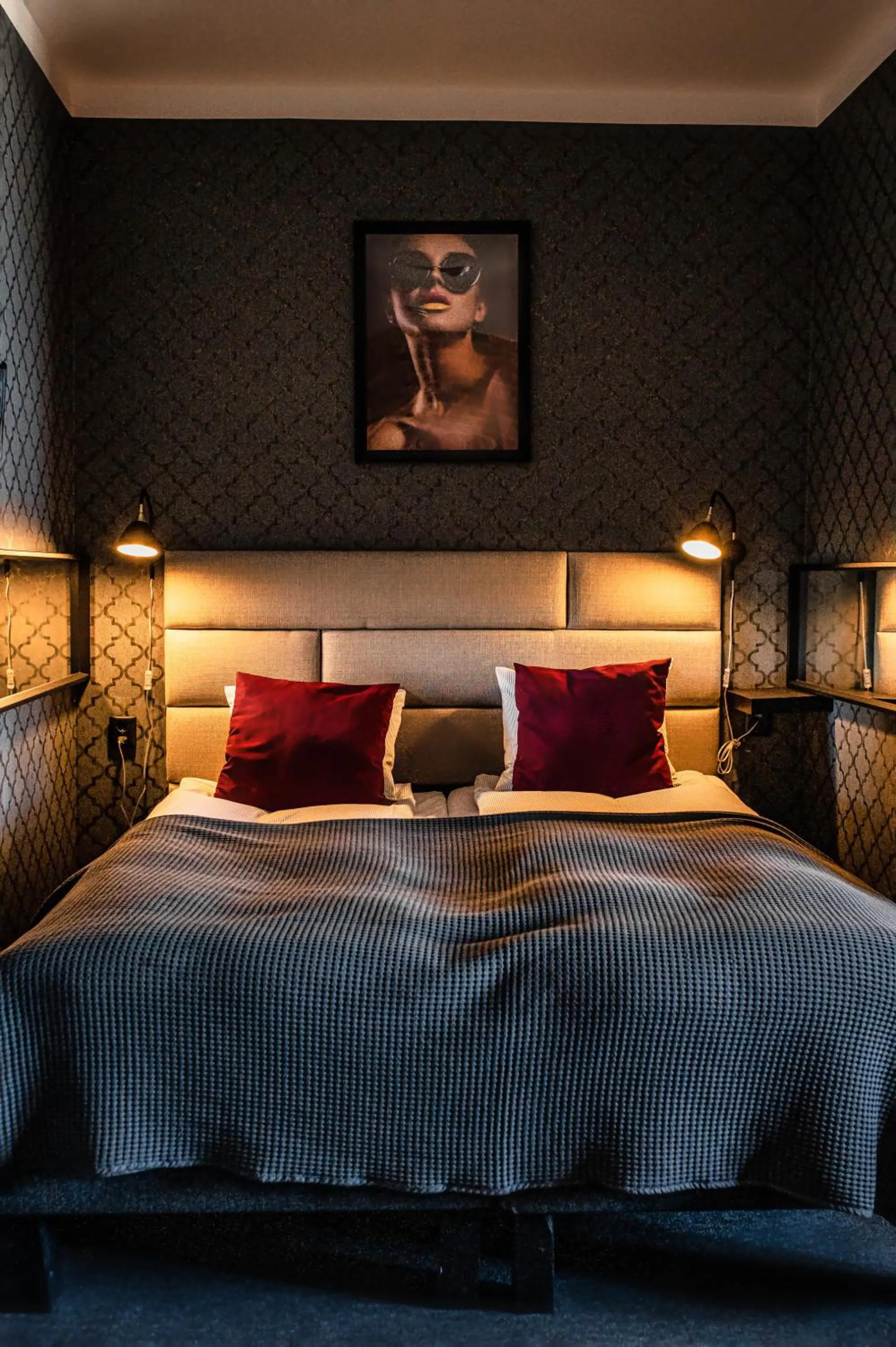 Bed in Hotell Carl Friman