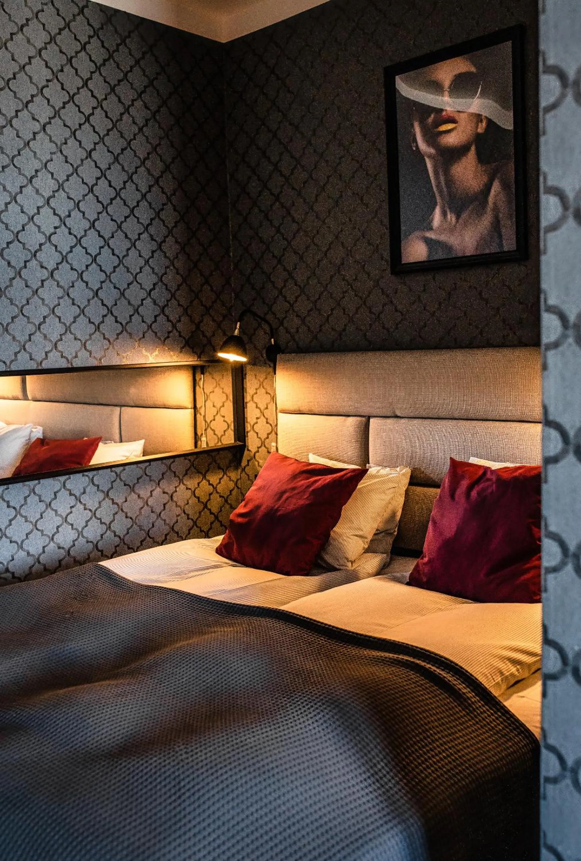 Bed in Hotell Carl Friman