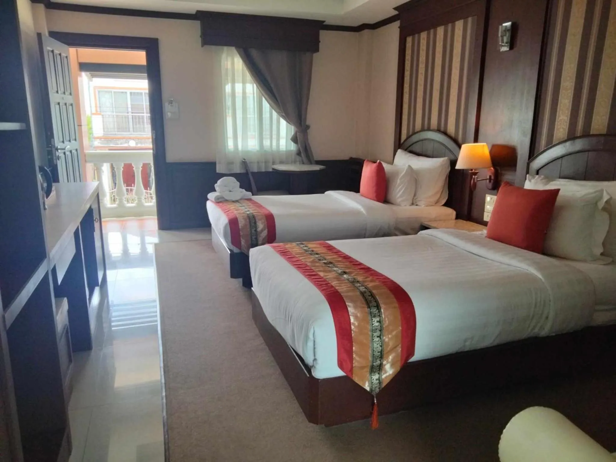 Bed in The Lion King Hotel Udonthani