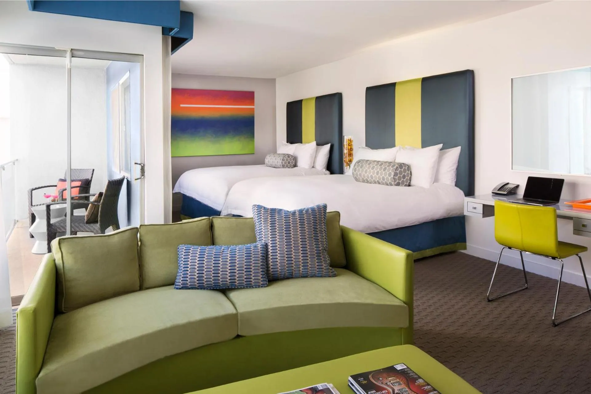 Photo of the whole room in Sunset Marquis Hotel