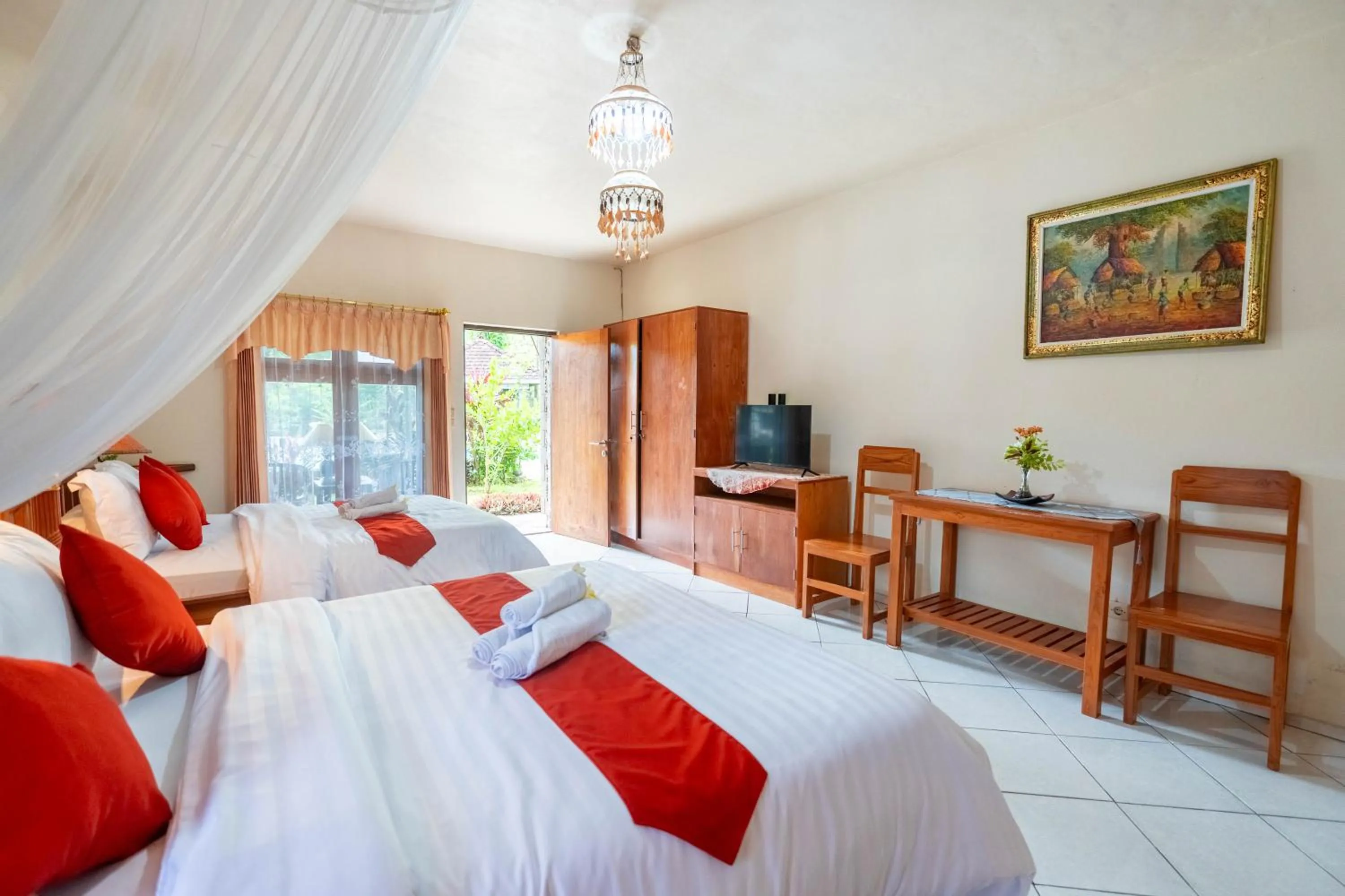 Bedroom, Bed in Deutsches-Eck Rikesti