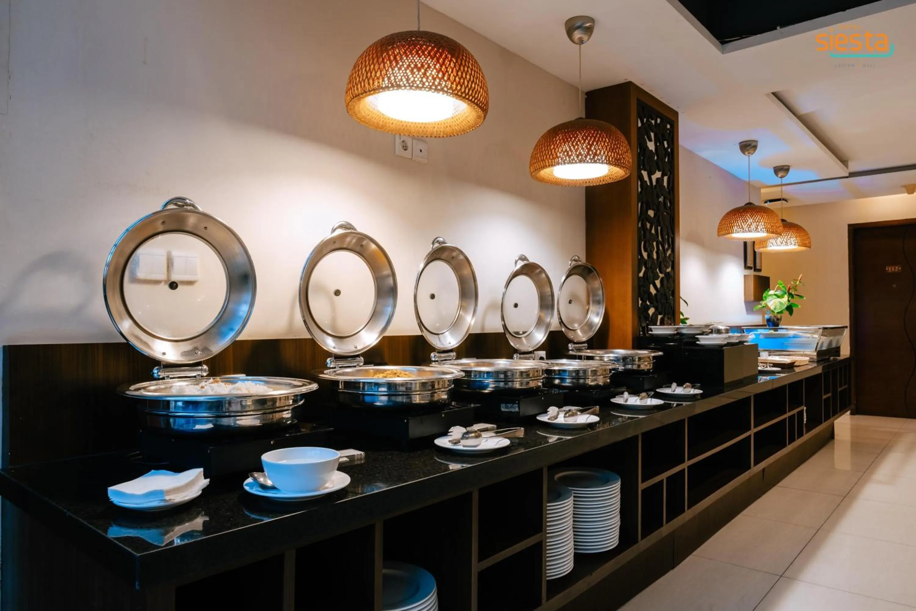 Buffet breakfast in Siesta Legian