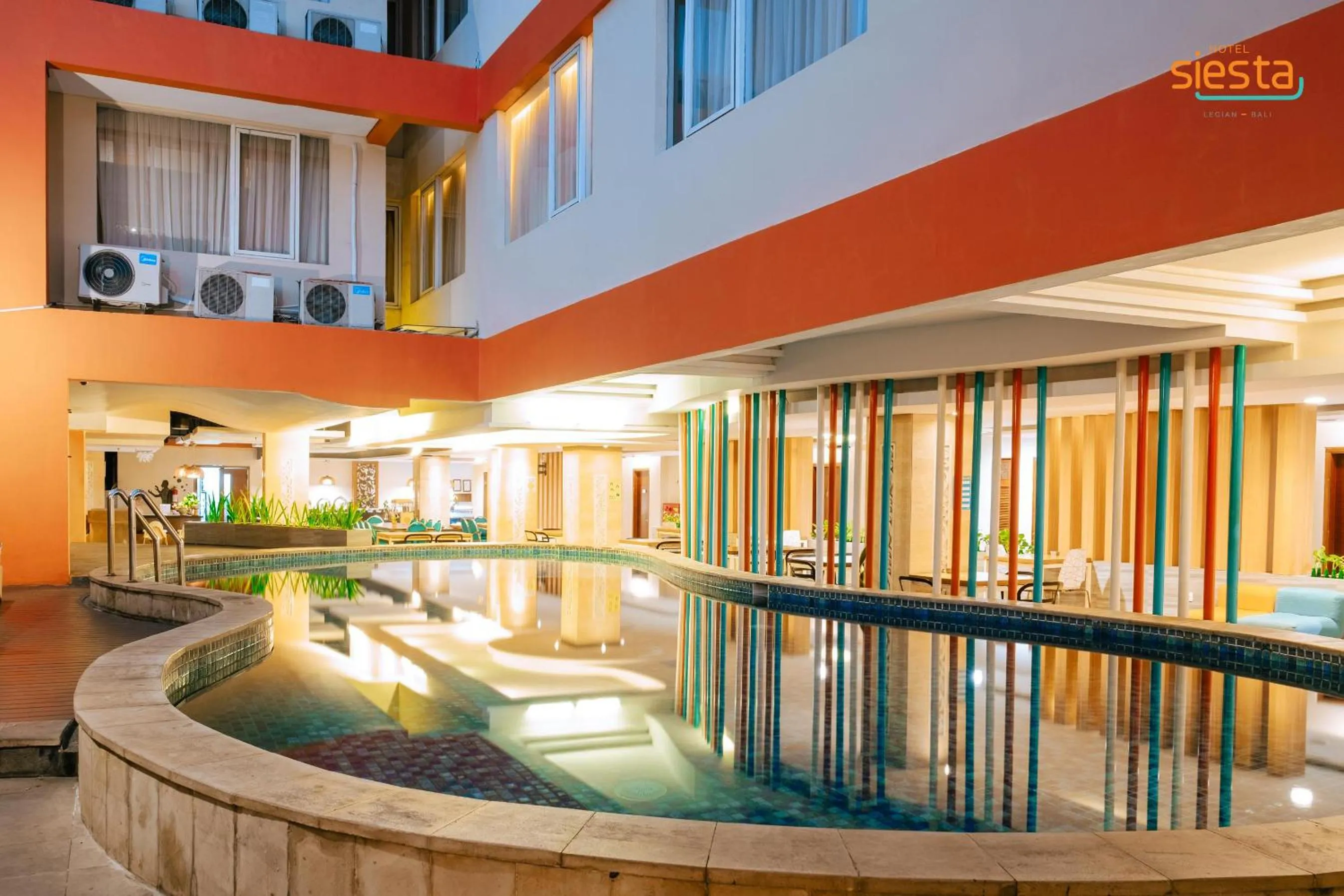 Pool view in Siesta Legian