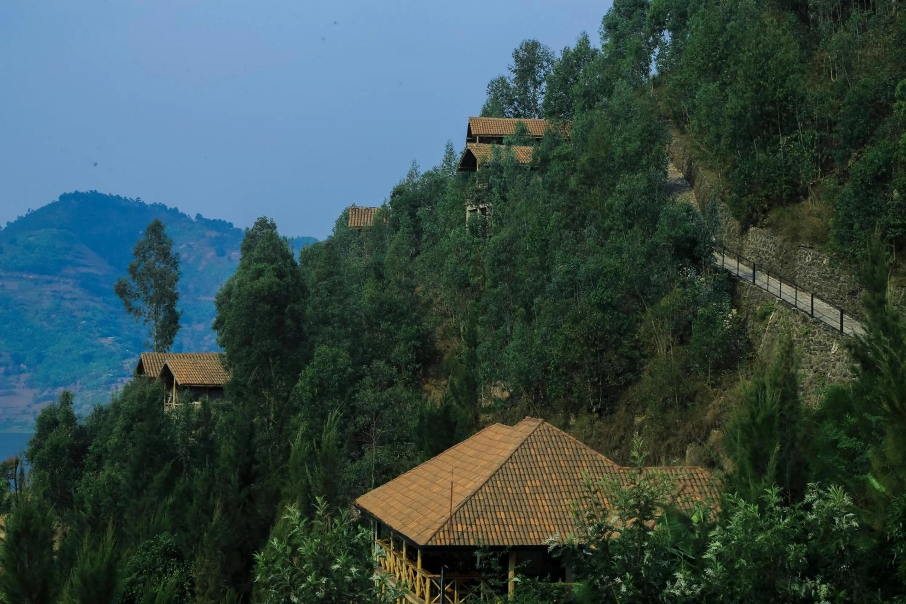 Mountain view in My Hill Eco Lodge