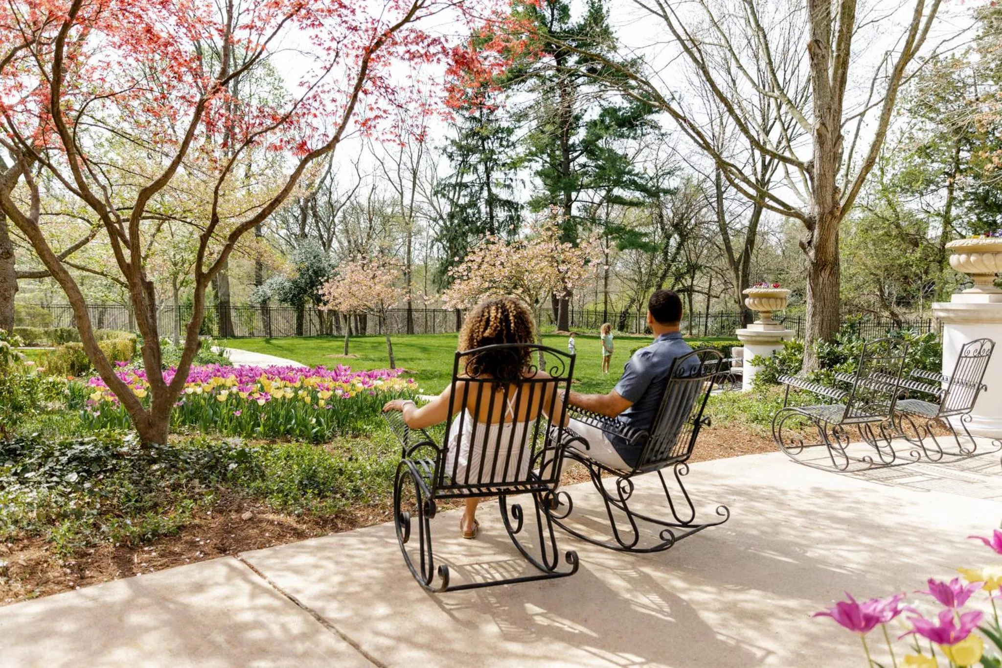 Garden in Omni Shoreham Hotel