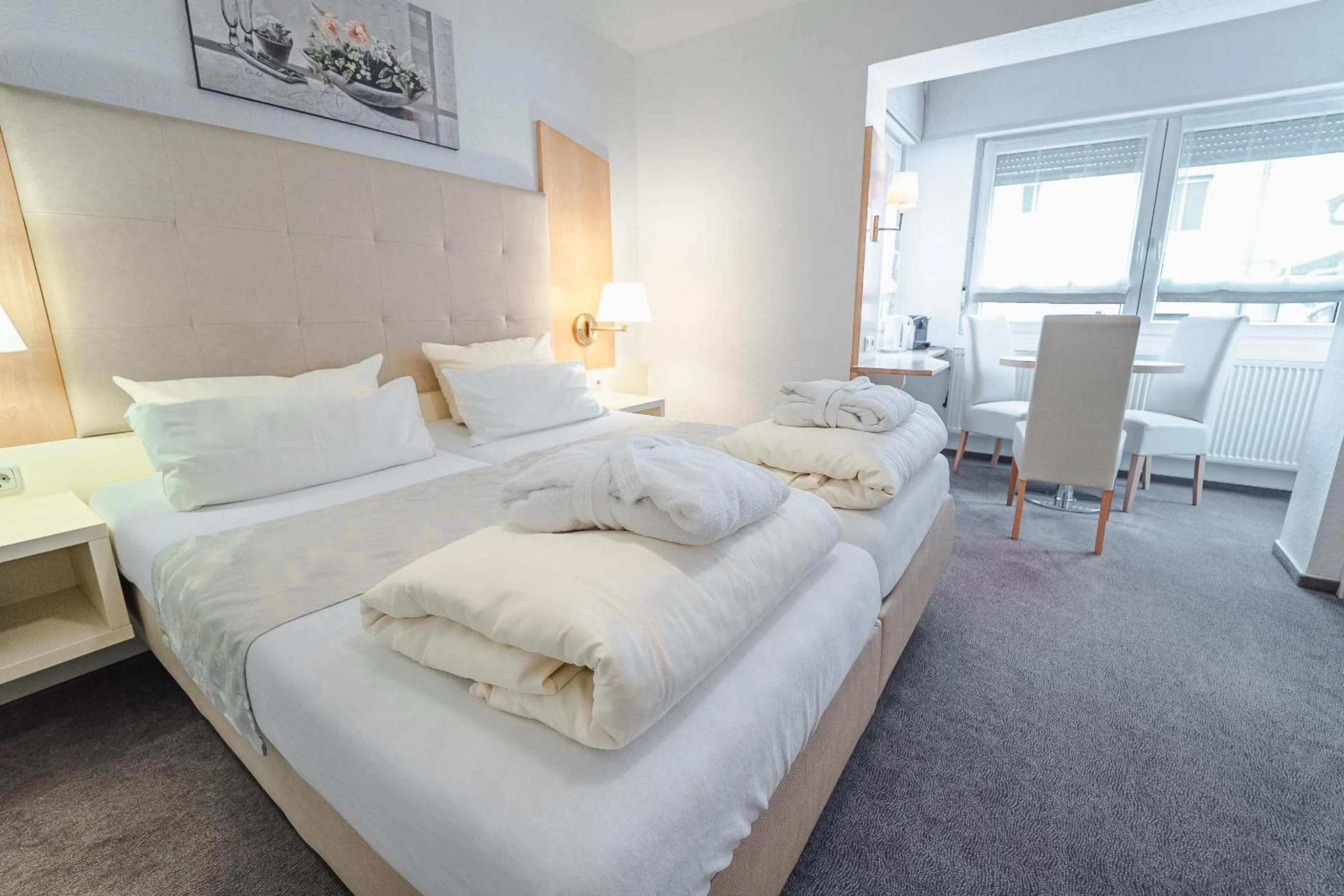 Photo of the whole room, Bed in Sletz Parkhotel - Superior