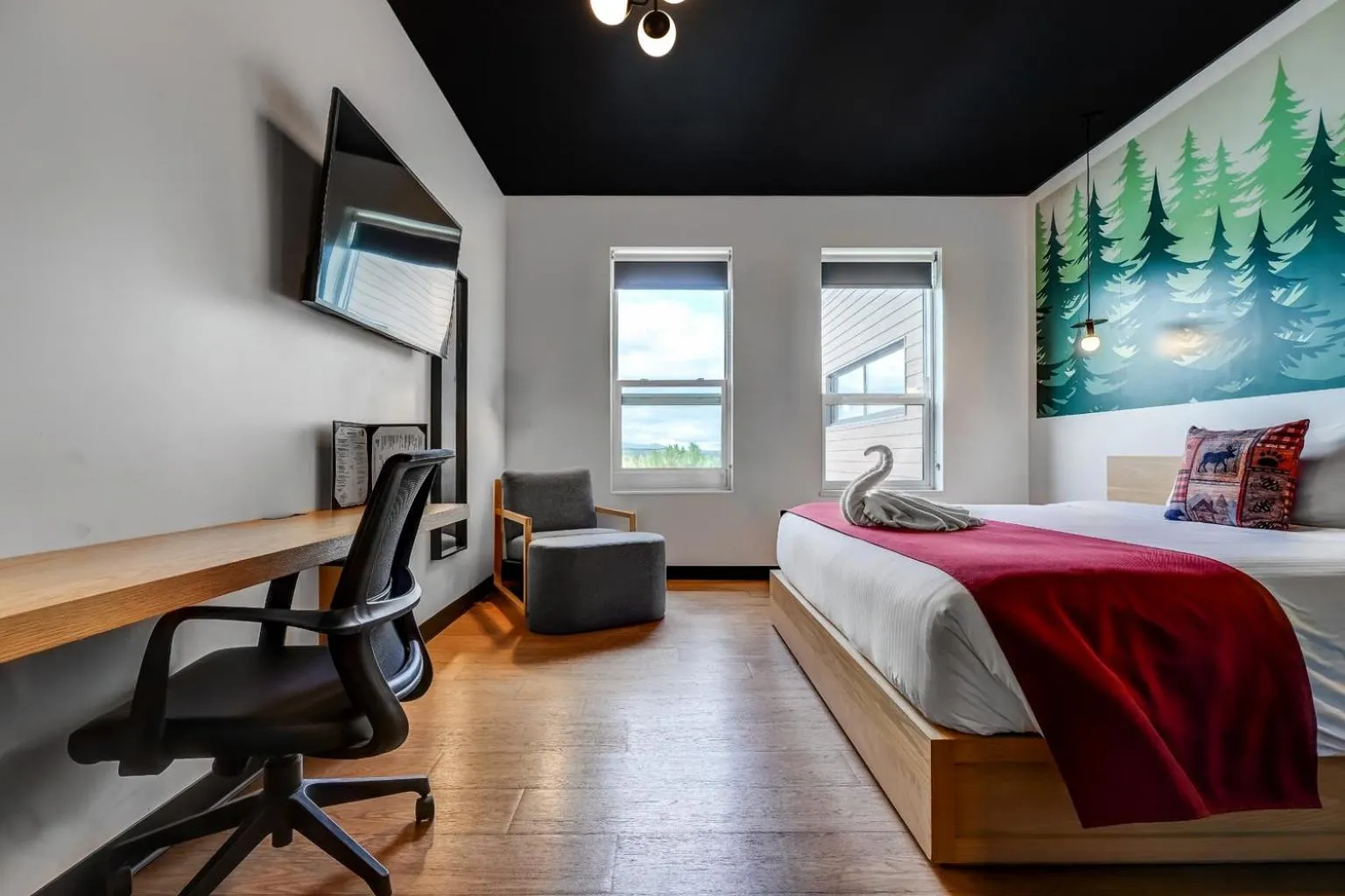 TV and multimedia, Bed in Raven Inn Whitehorse