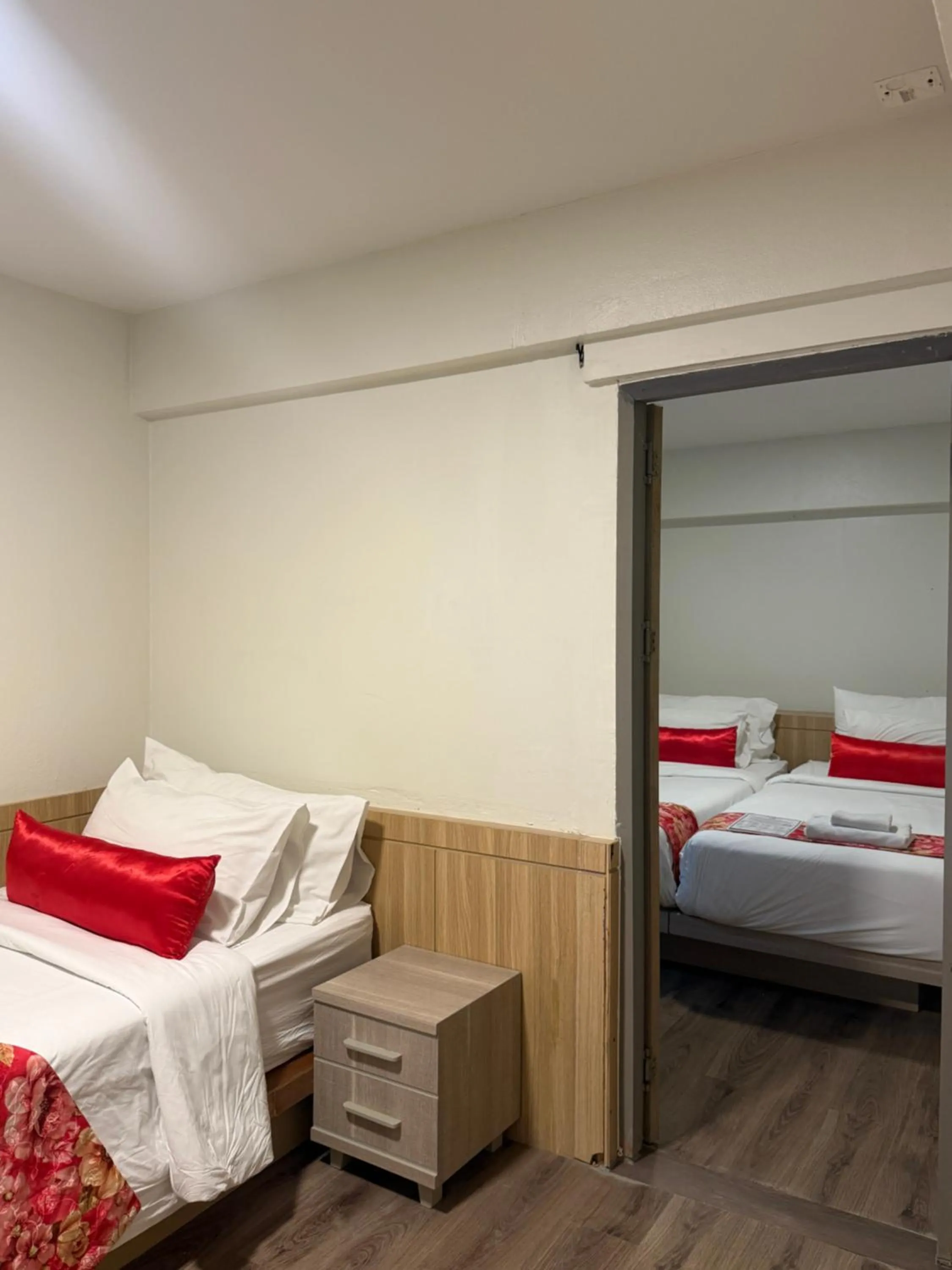 Bed in Wild Orchid Villa Bangkok