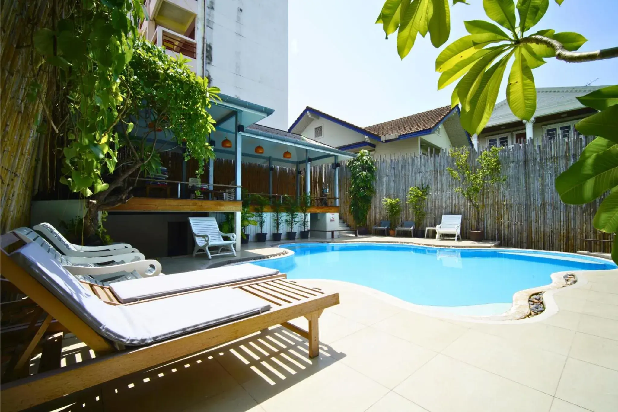 Swimming pool in Wild Orchid Villa Bangkok Swimming pool in Wild Orchid Villa Bangkok