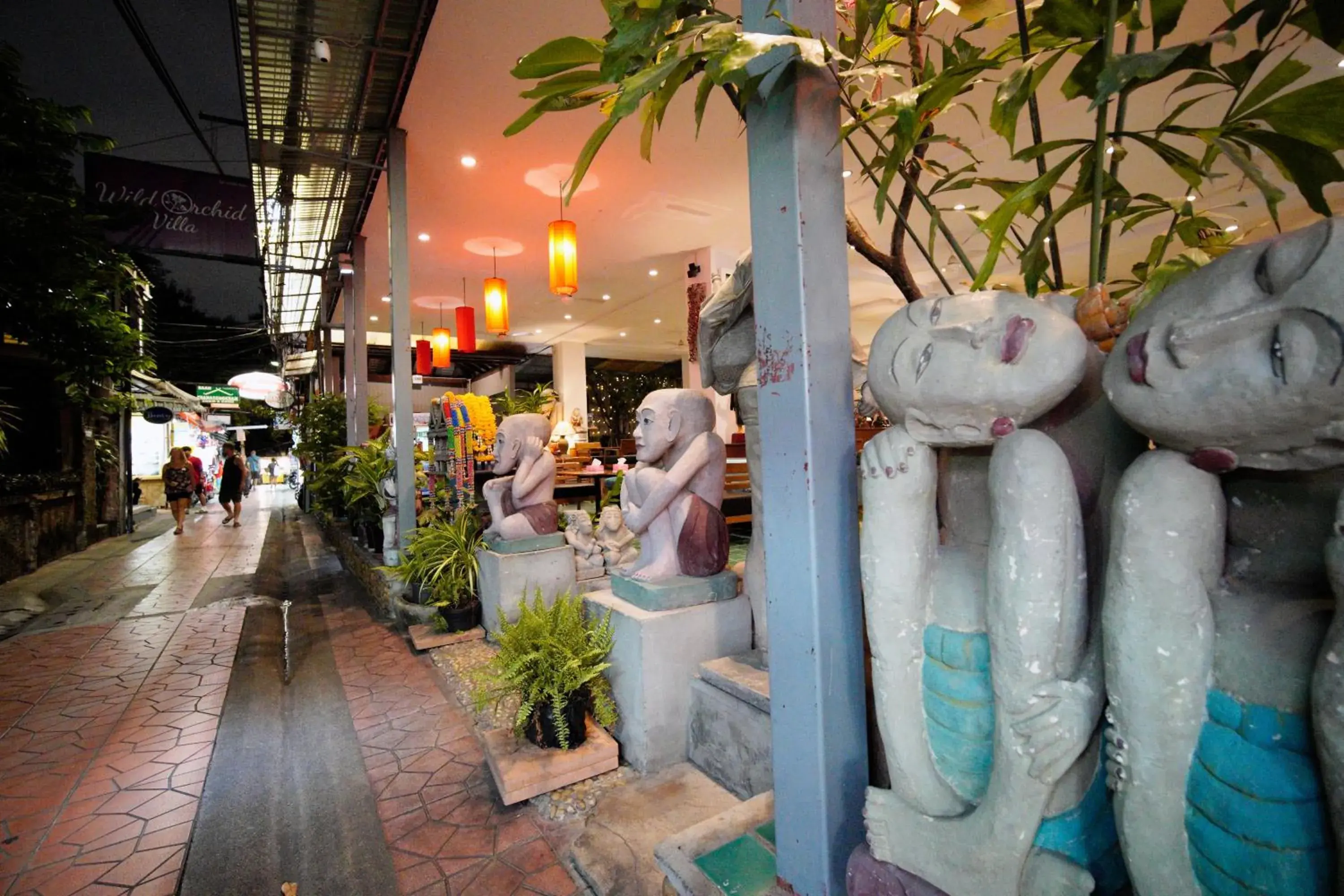 Property building in Wild Orchid Villa Bangkok Property building in Wild Orchid Villa Bangkok