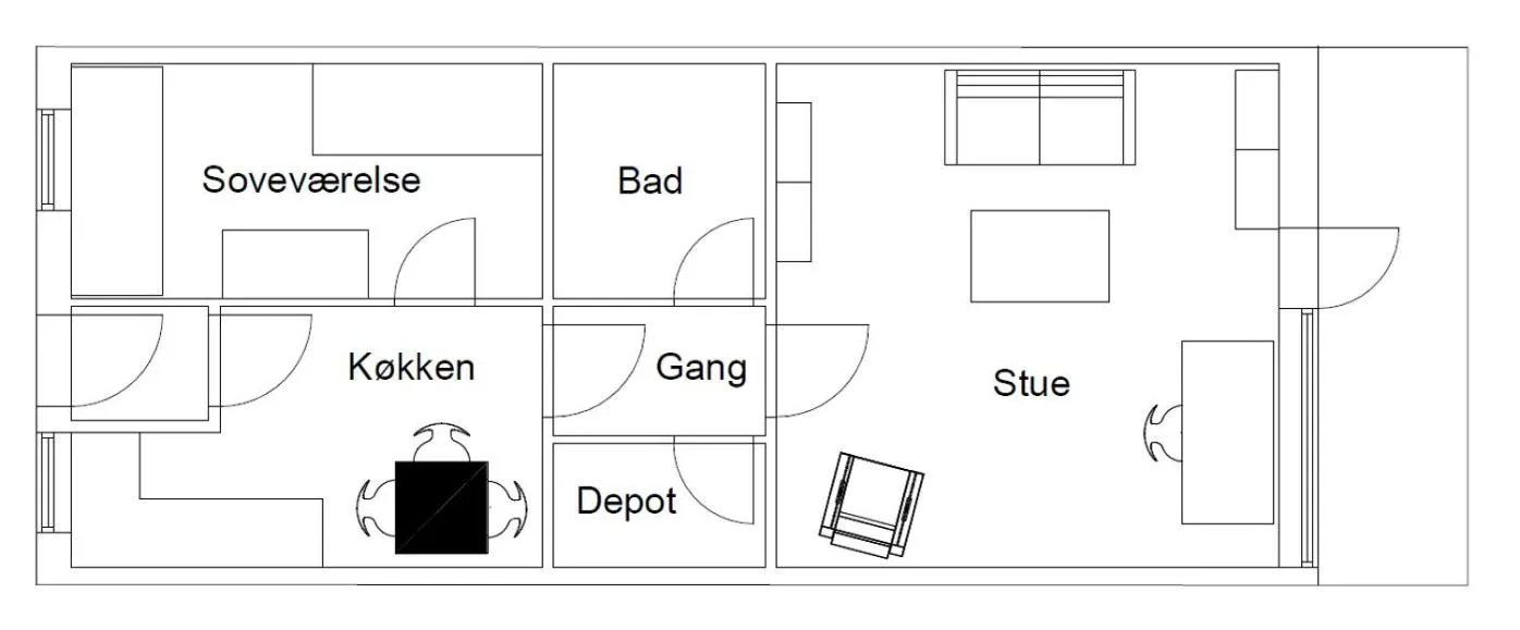 Floor plan in Hotel-B