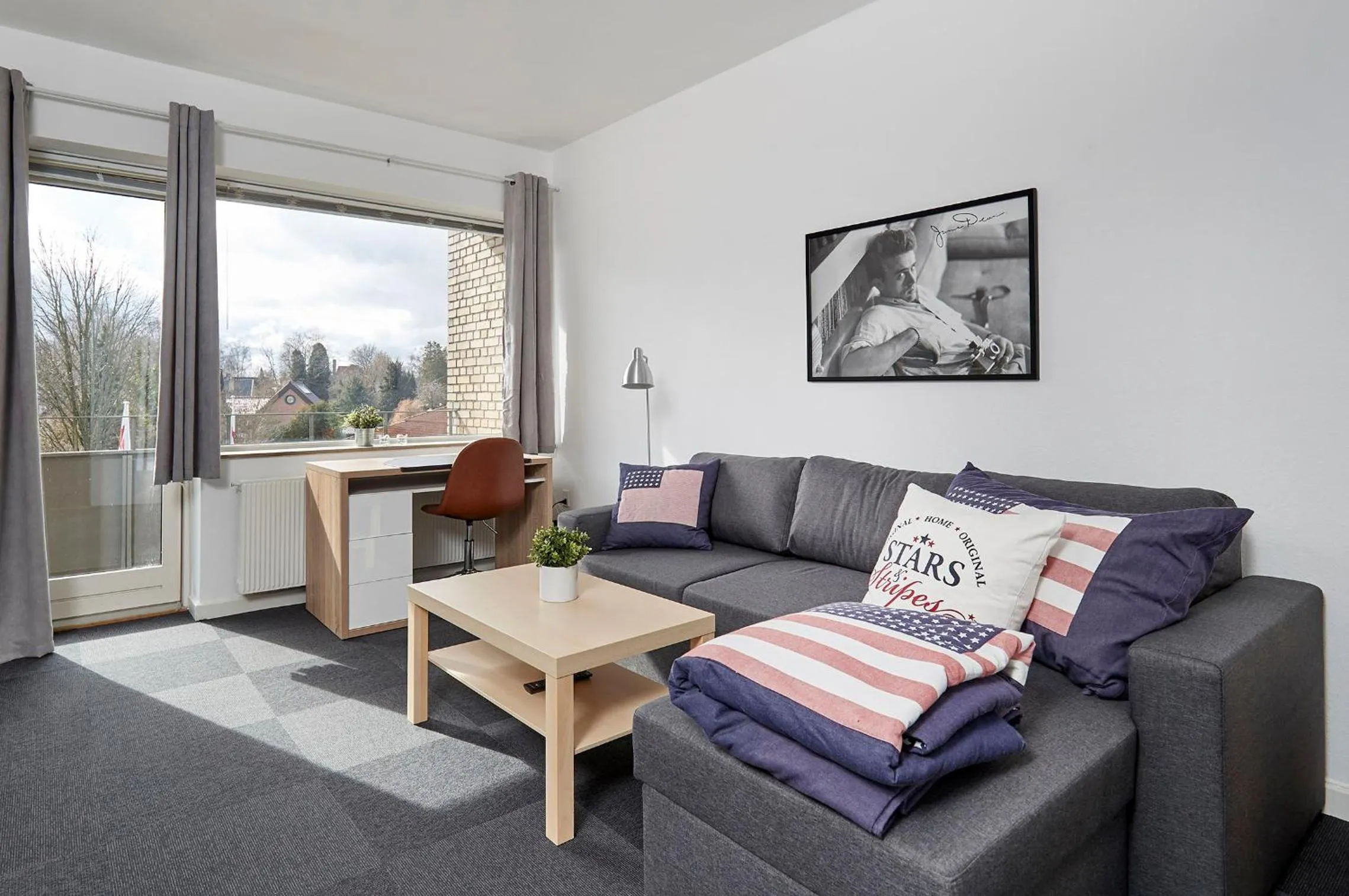 Living room in Hotel-B