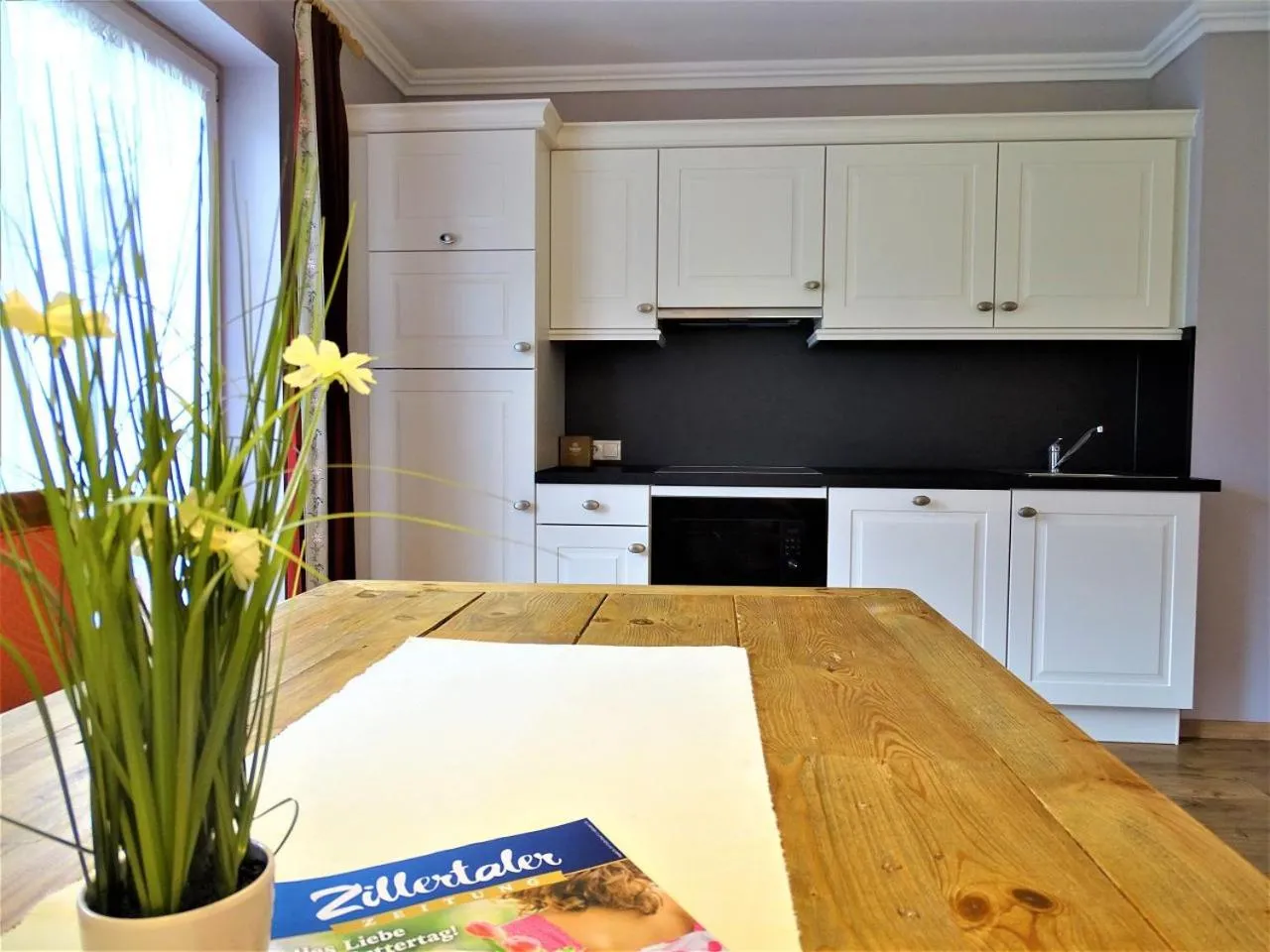 Kitchen or kitchenette in Appart Tirol